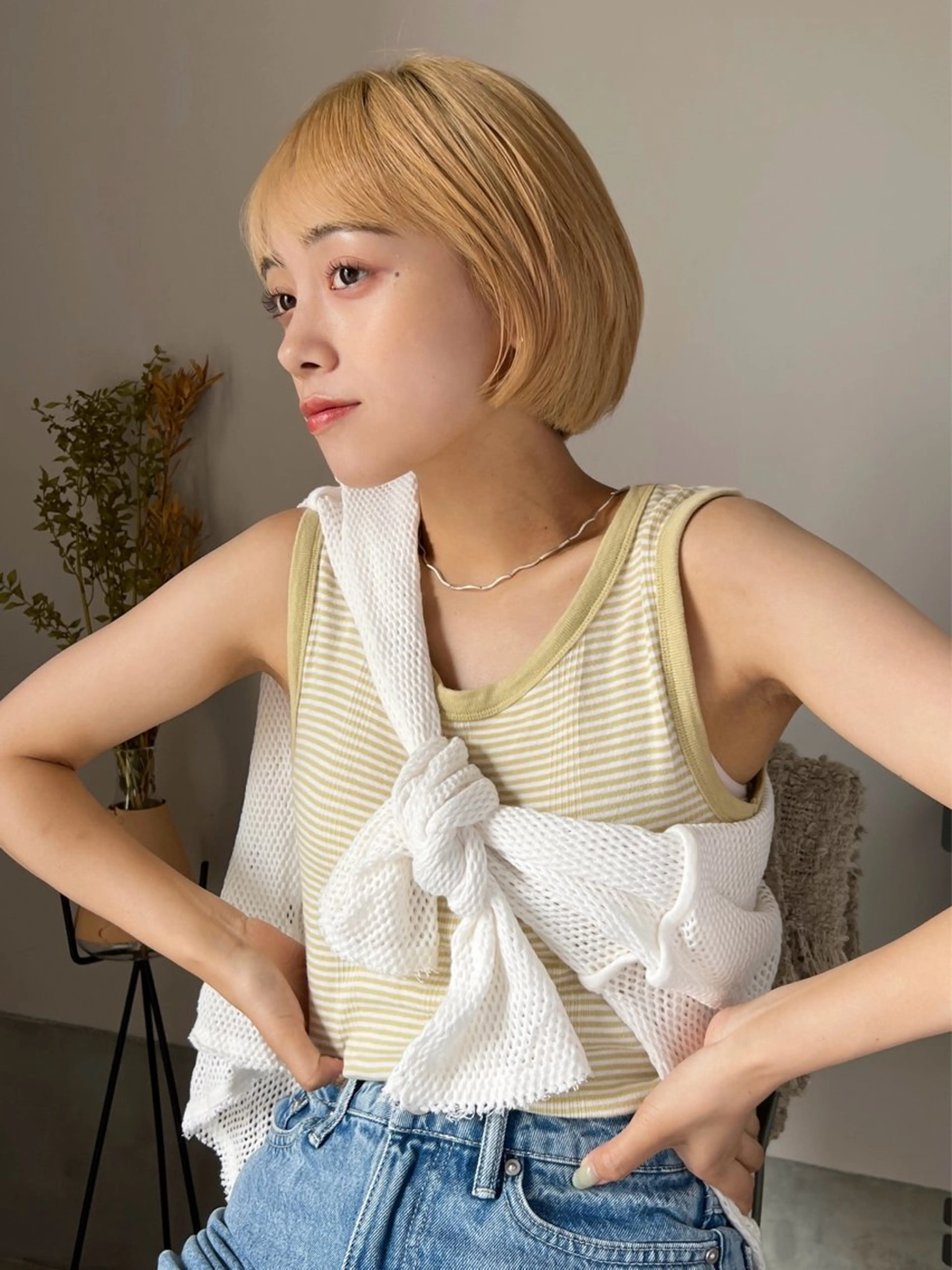 カラー MINX The  pass所属・國米 遥生のヘアスタイル