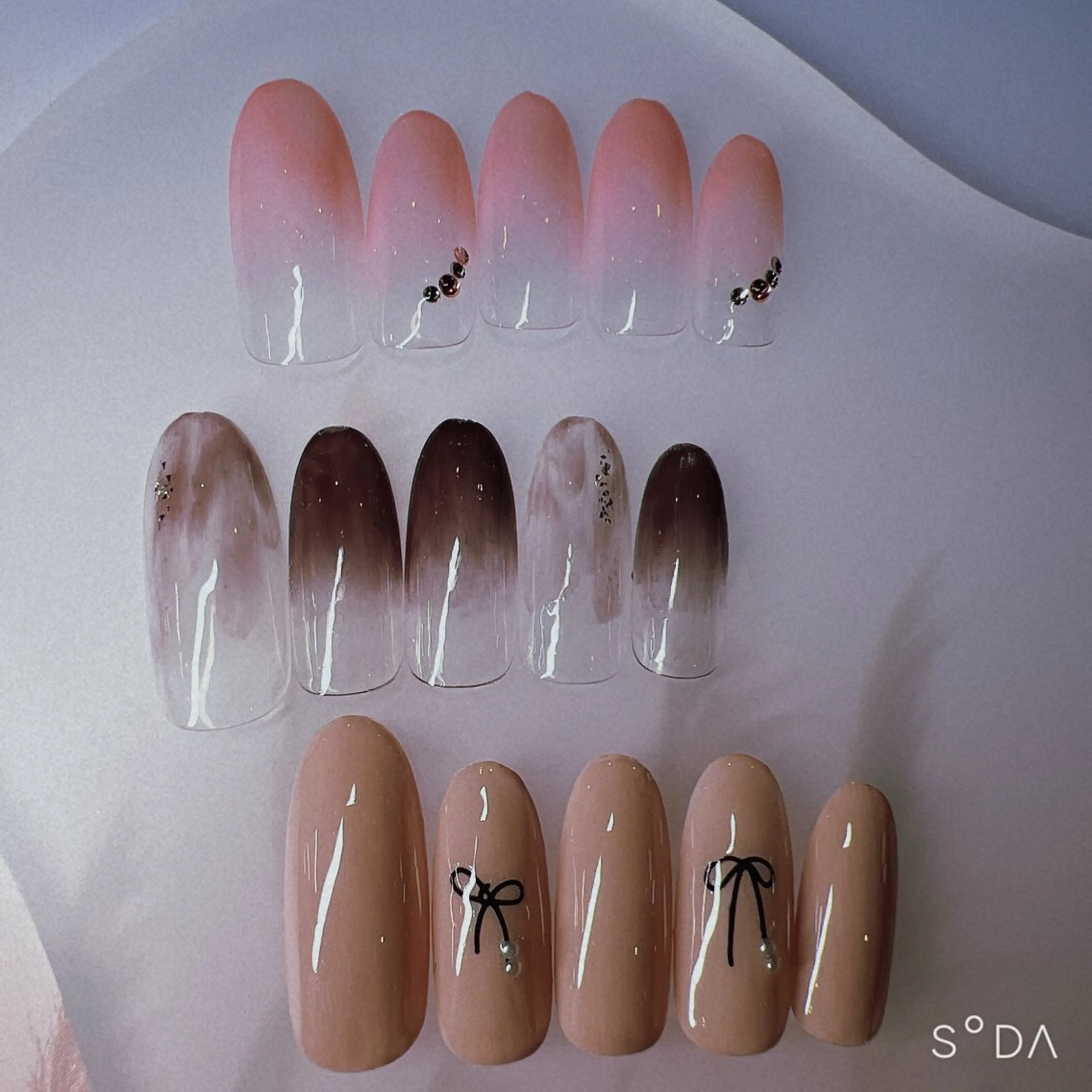 ネイル オフィスネイル ハンドネイル セプトネイル西大寺店 香取のネイルデザイン