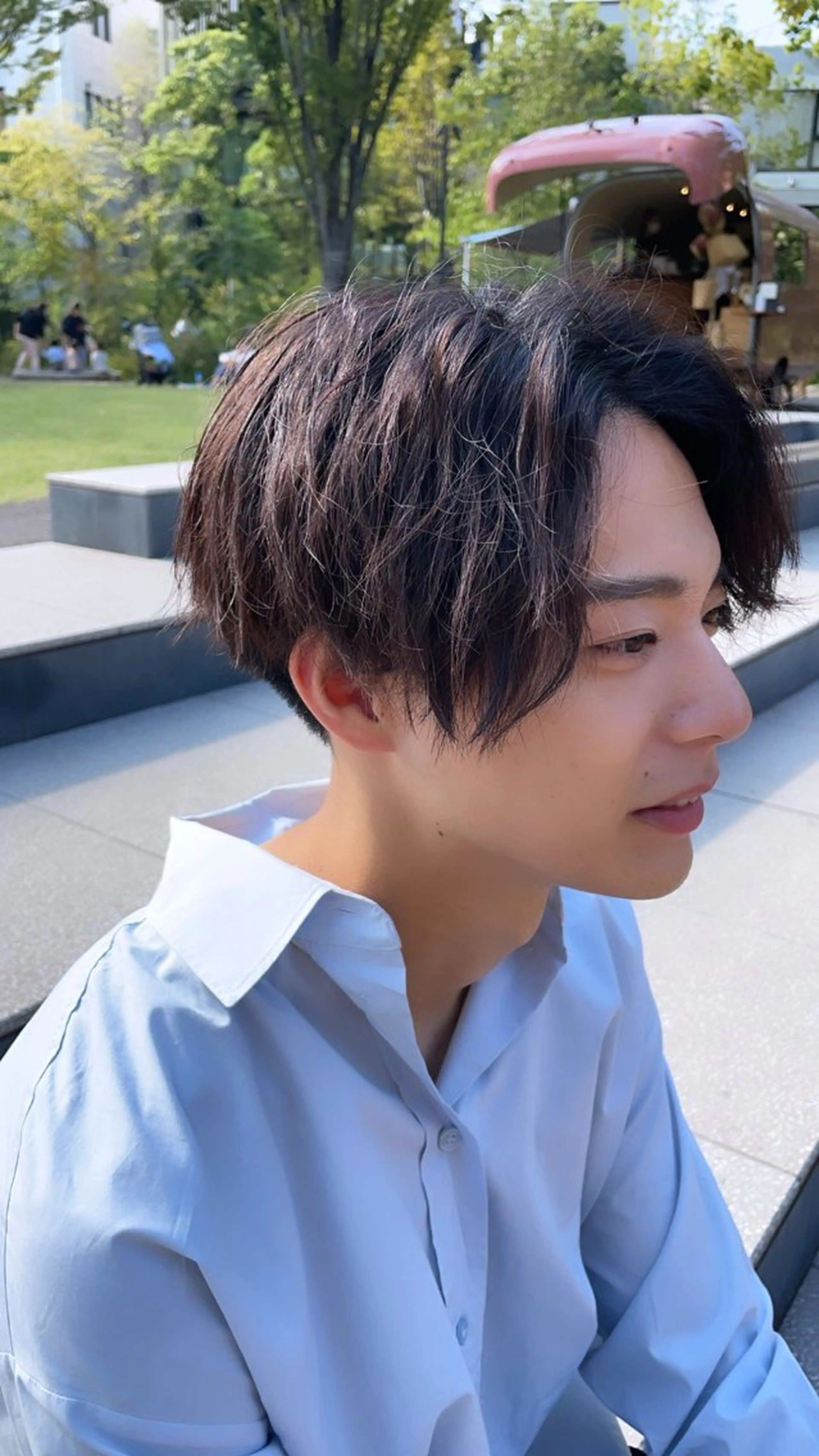 ショート カラー パーマ ヘアアレンジ メンズ キッズ メンズ特化美容師 aiのその他イメージ