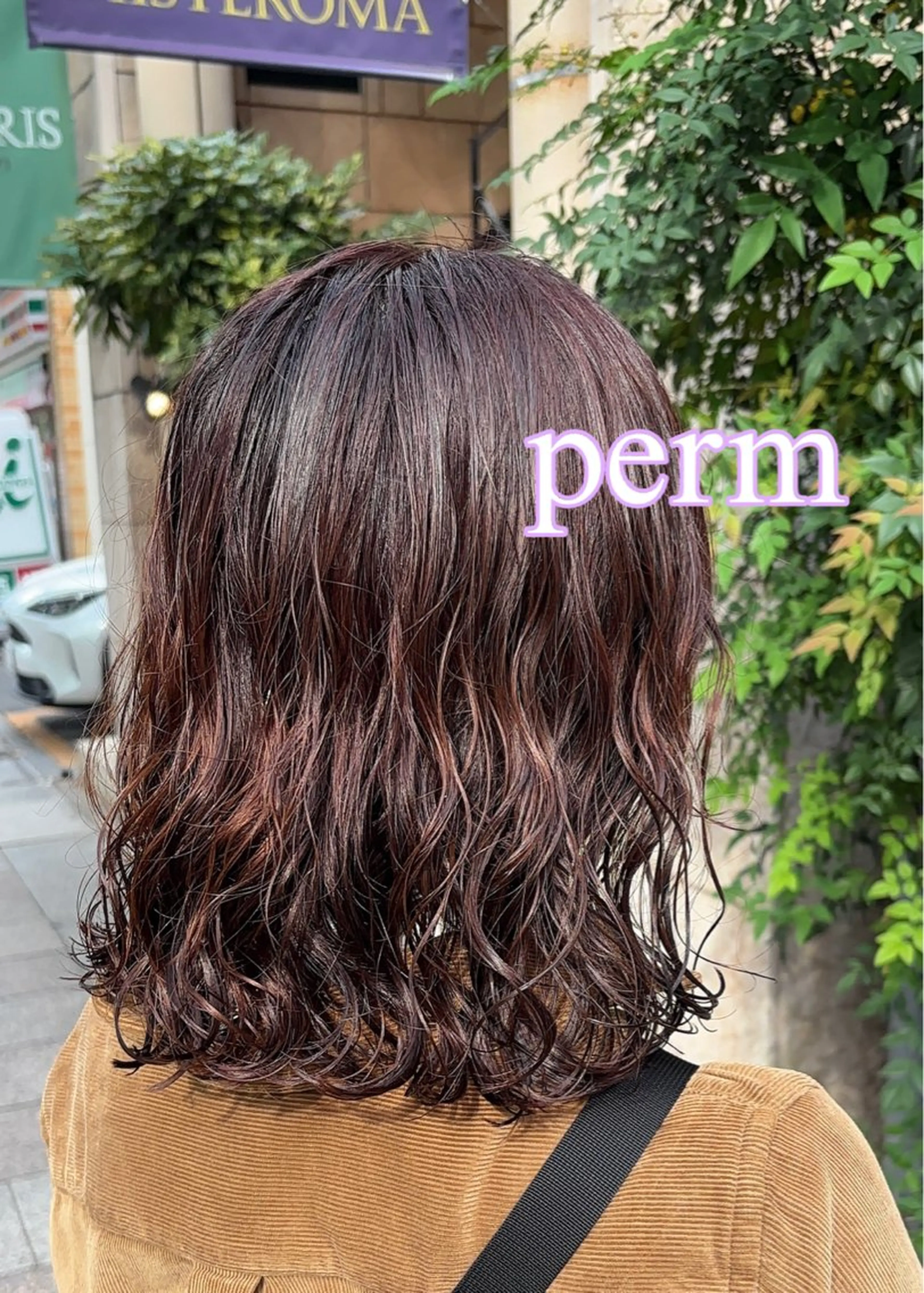 ミディアム パーマ ミディアムパーマ カット パーマ CYAN.栄店所属・パーマ/髪質改善 【榎本千夏】のヘアスタイル