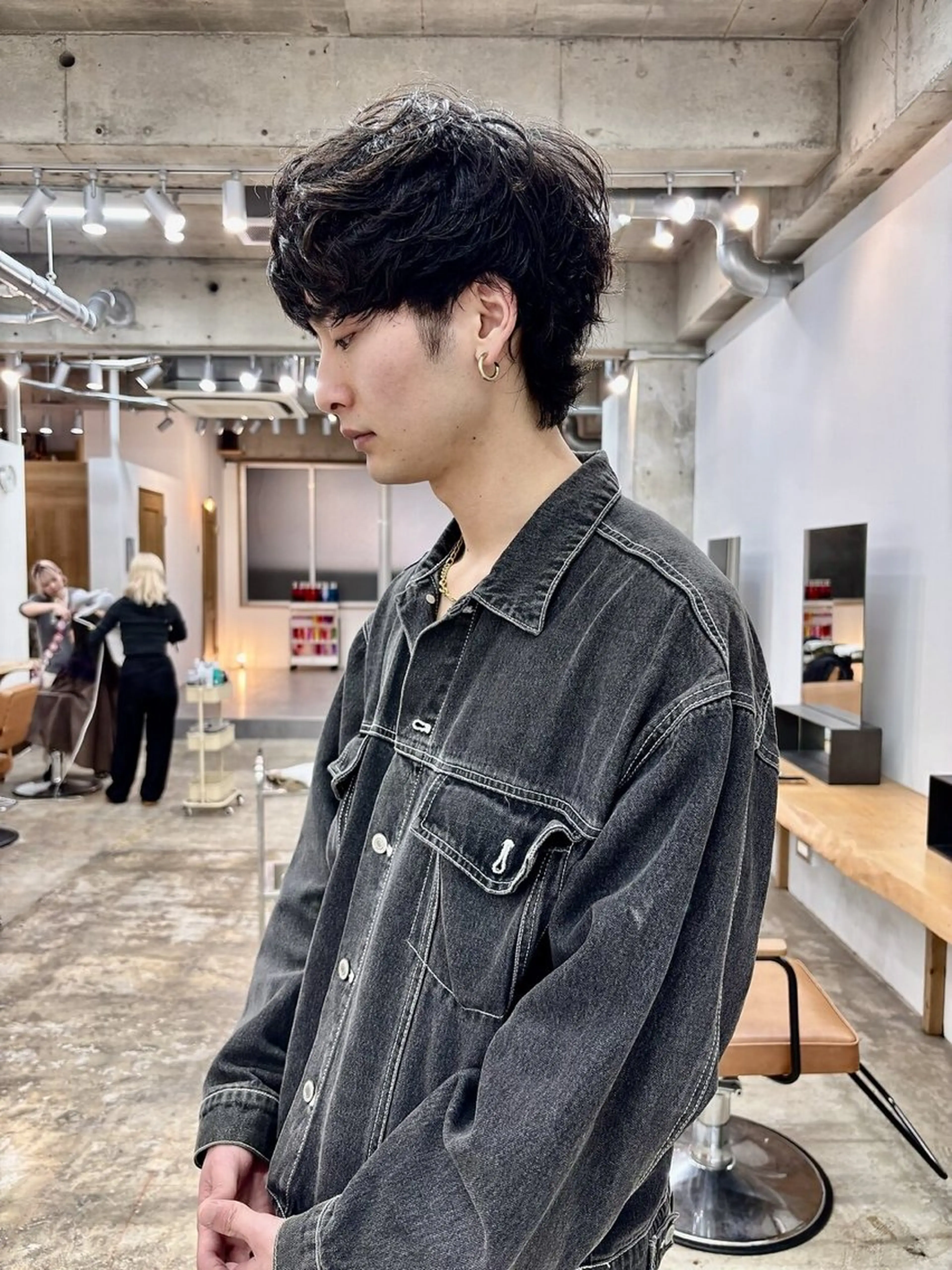 パーマ メンズ メンズパーマ ニュアンスパーマ カット パーマ piilo所属・末吉 眞義のヘアスタイル