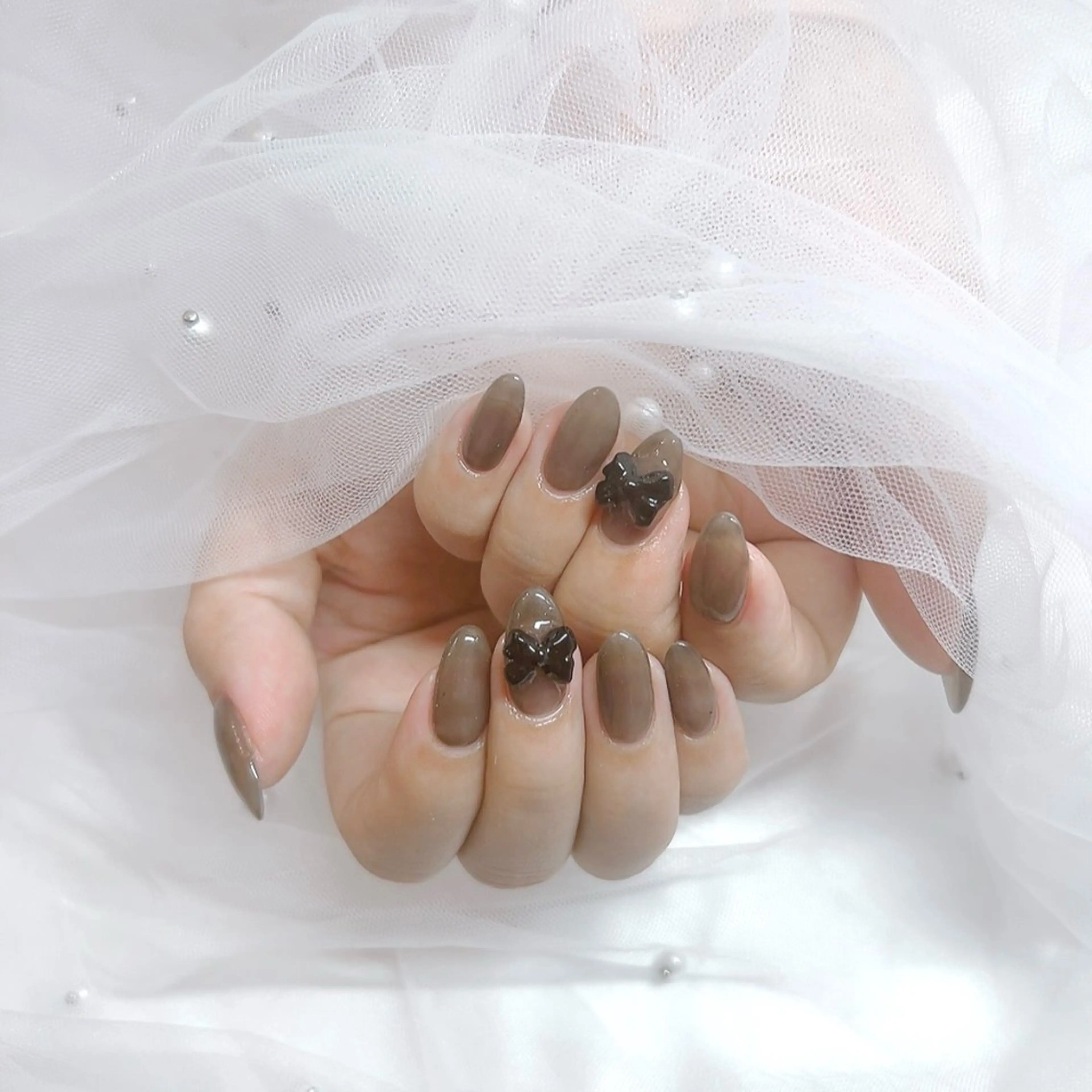 ネイル ワンカラーネイル ハンドネイル Charlie所属・Charlie 🖤のネイルデザイン