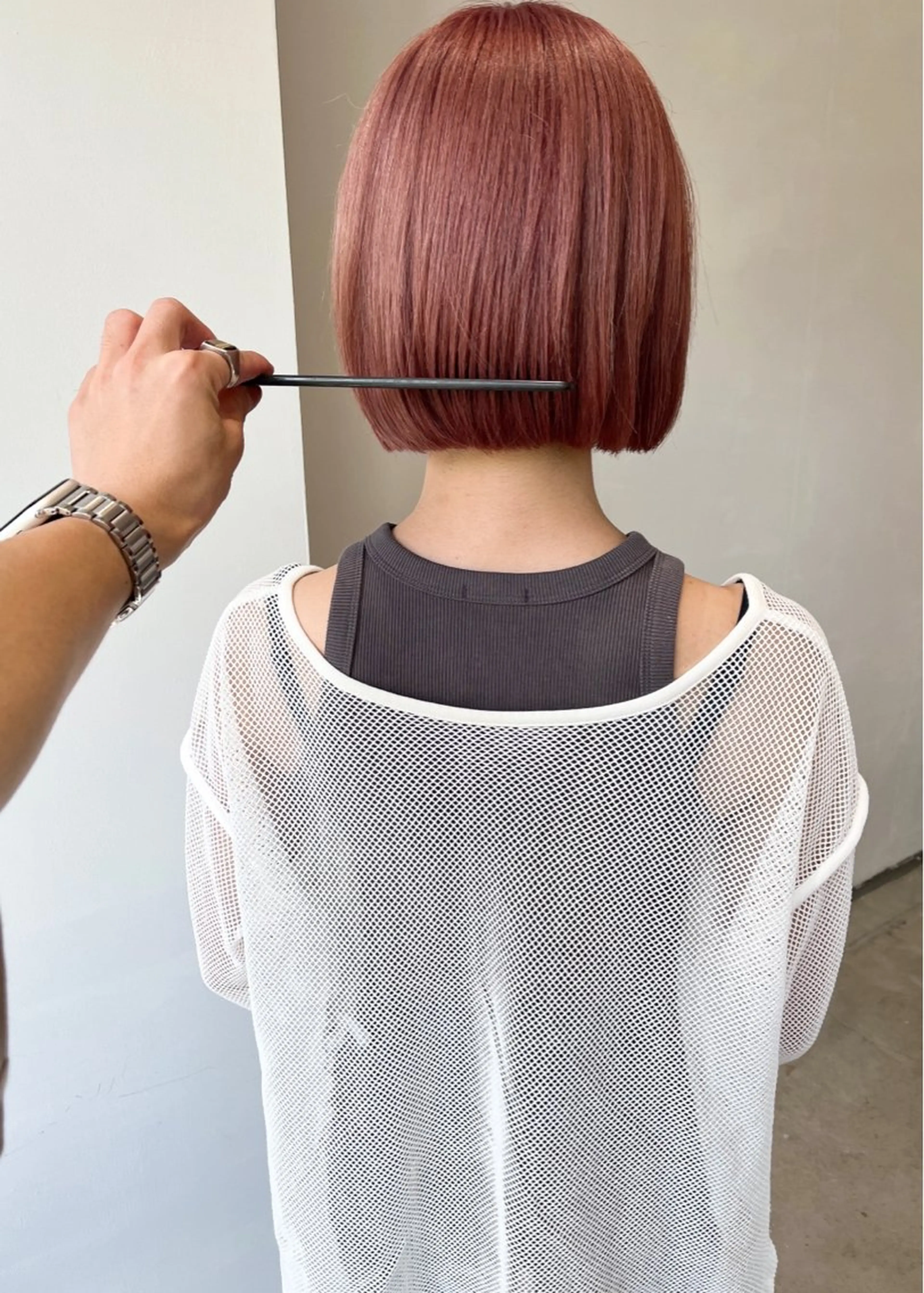 ミディアム カラー カット ヘアカラー ill副店長 立和田純也のヘアスタイル