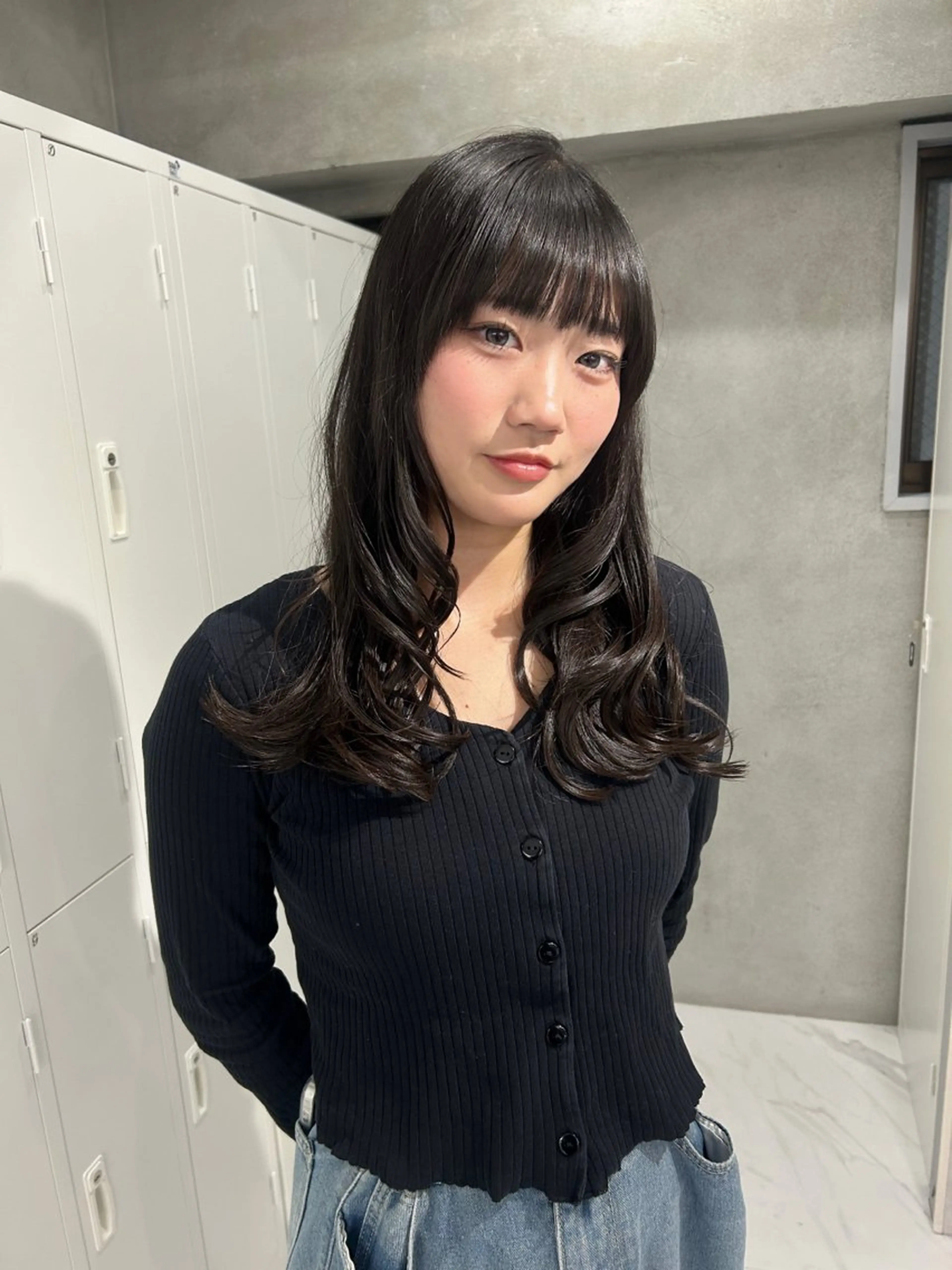 セミロング カット ️💜akari💜 ハイトーン/レイヤーのヘアスタイル