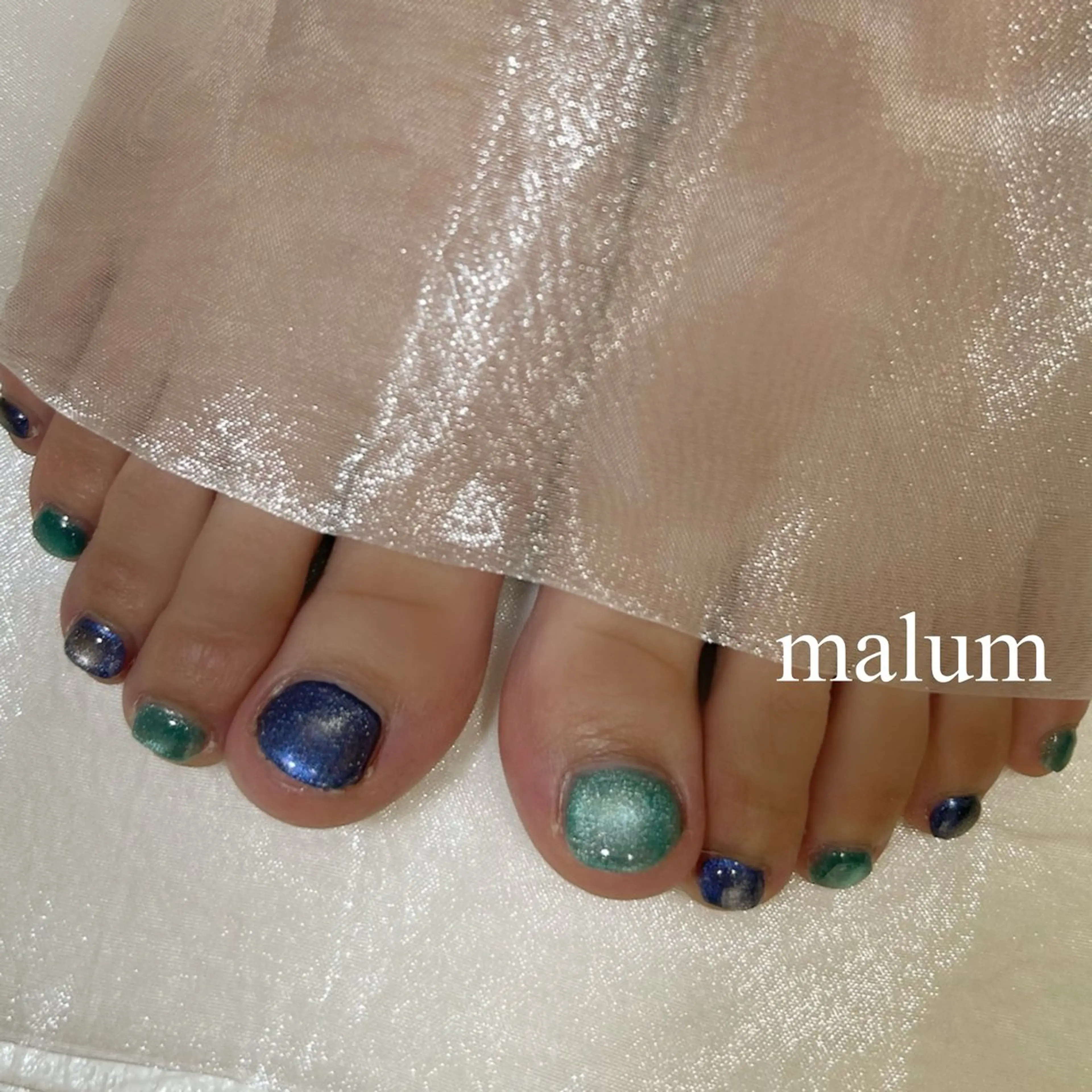 ネイル フットネイル malum nailのネイルデザイン