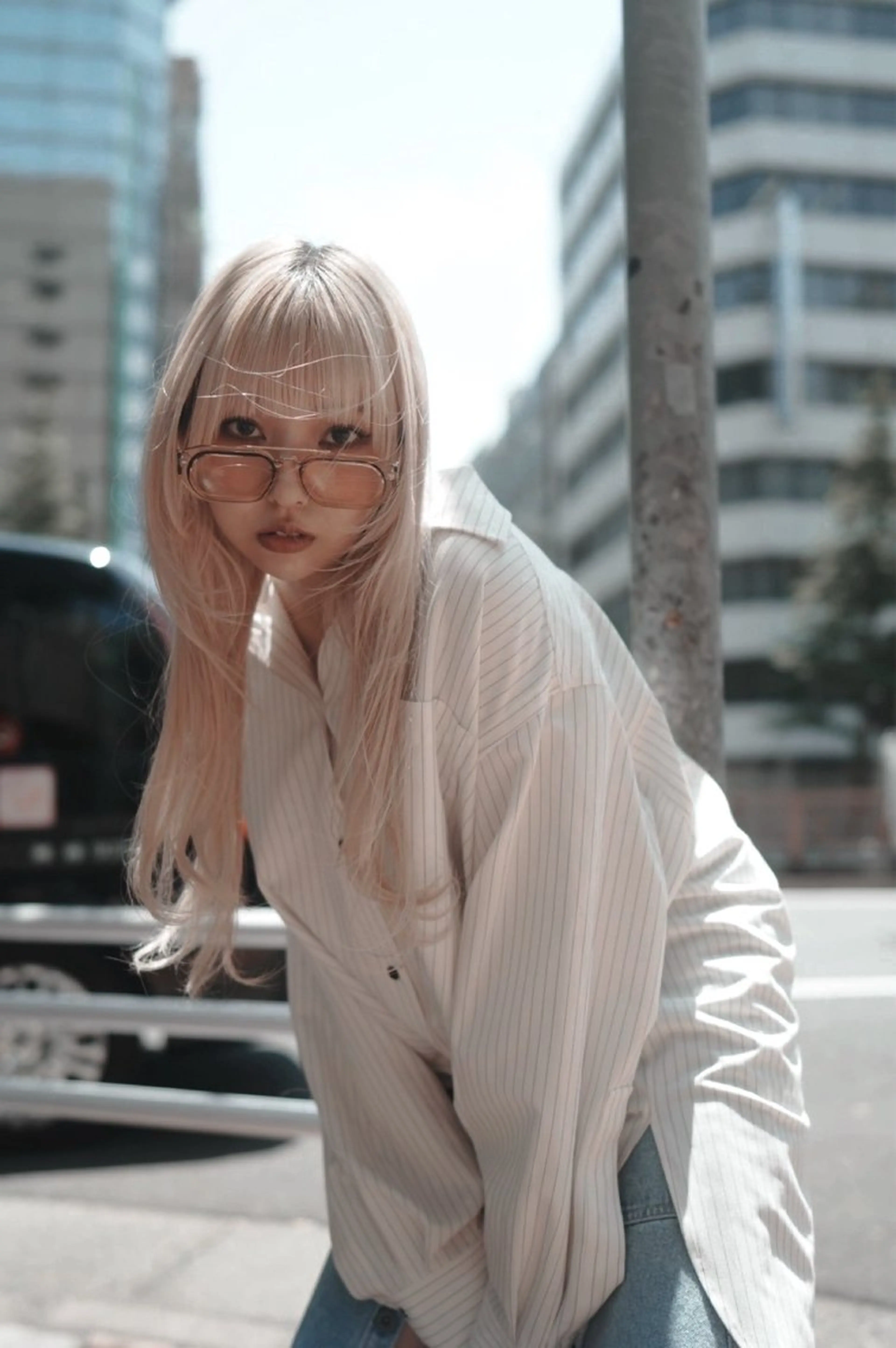 ロング カラー ケアカラー 透明感カラー 髪質改善 韓国風ヘア 💖大人韓国ヘア💖 韓国艶カラー【銀座】のヘアスタイル