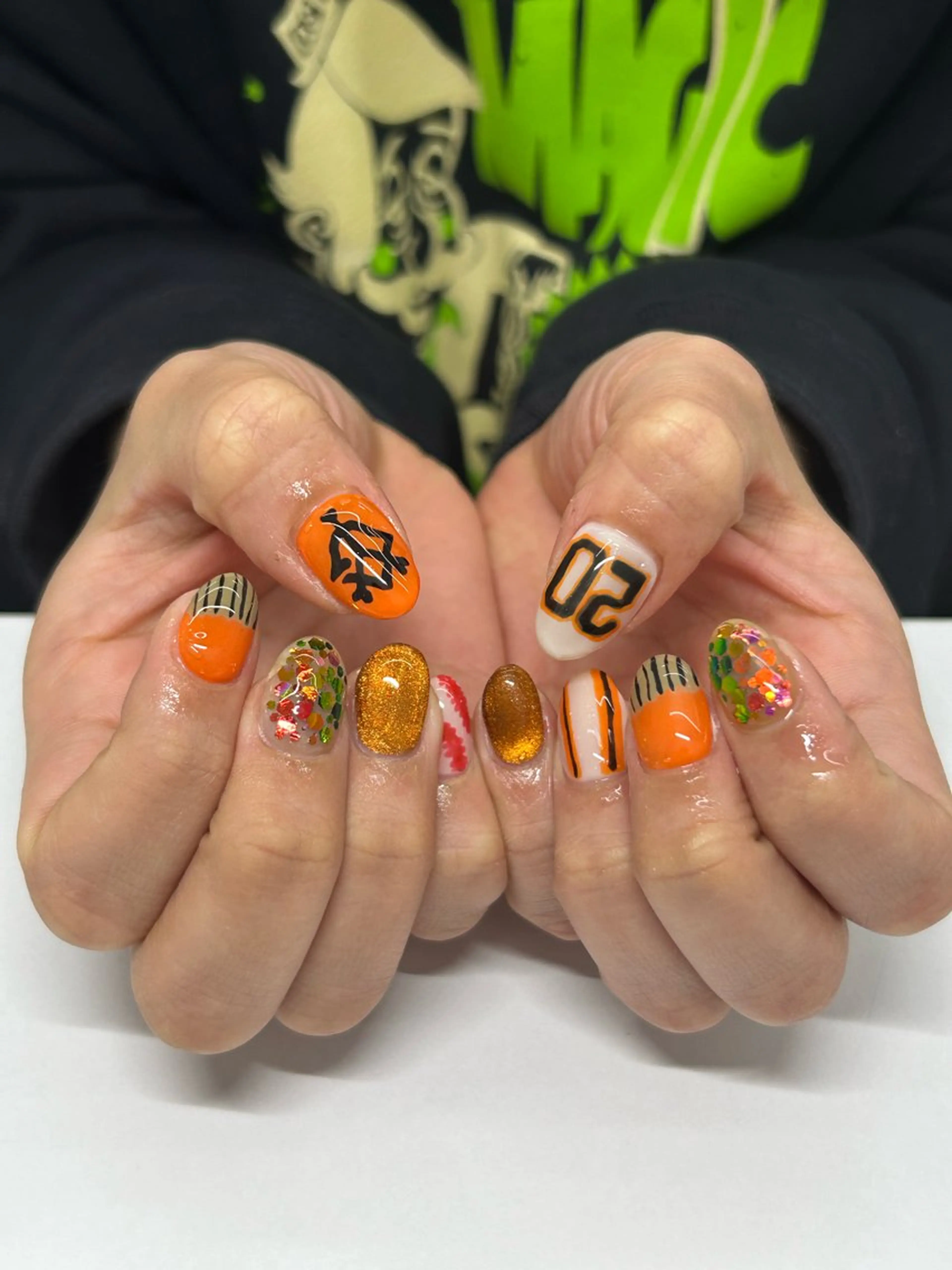 ネイル ハンドネイル プライベートネイルサロンone nail所属・one nail 【カラフル/個性派】のネイルデザイン