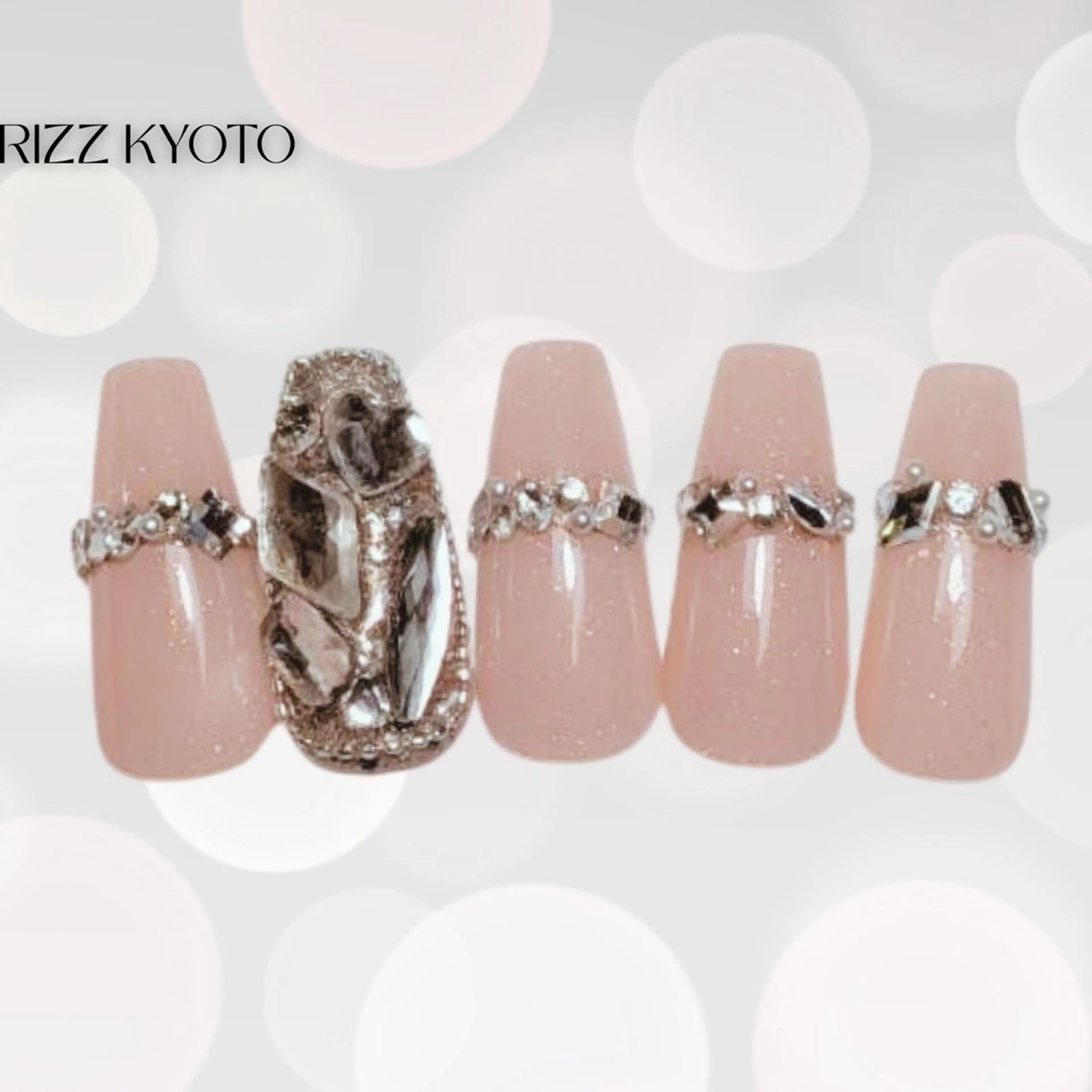 ネイル ネイルチップ ハンドネイル RIZZ KYOTO ゆうのネイルデザイン
