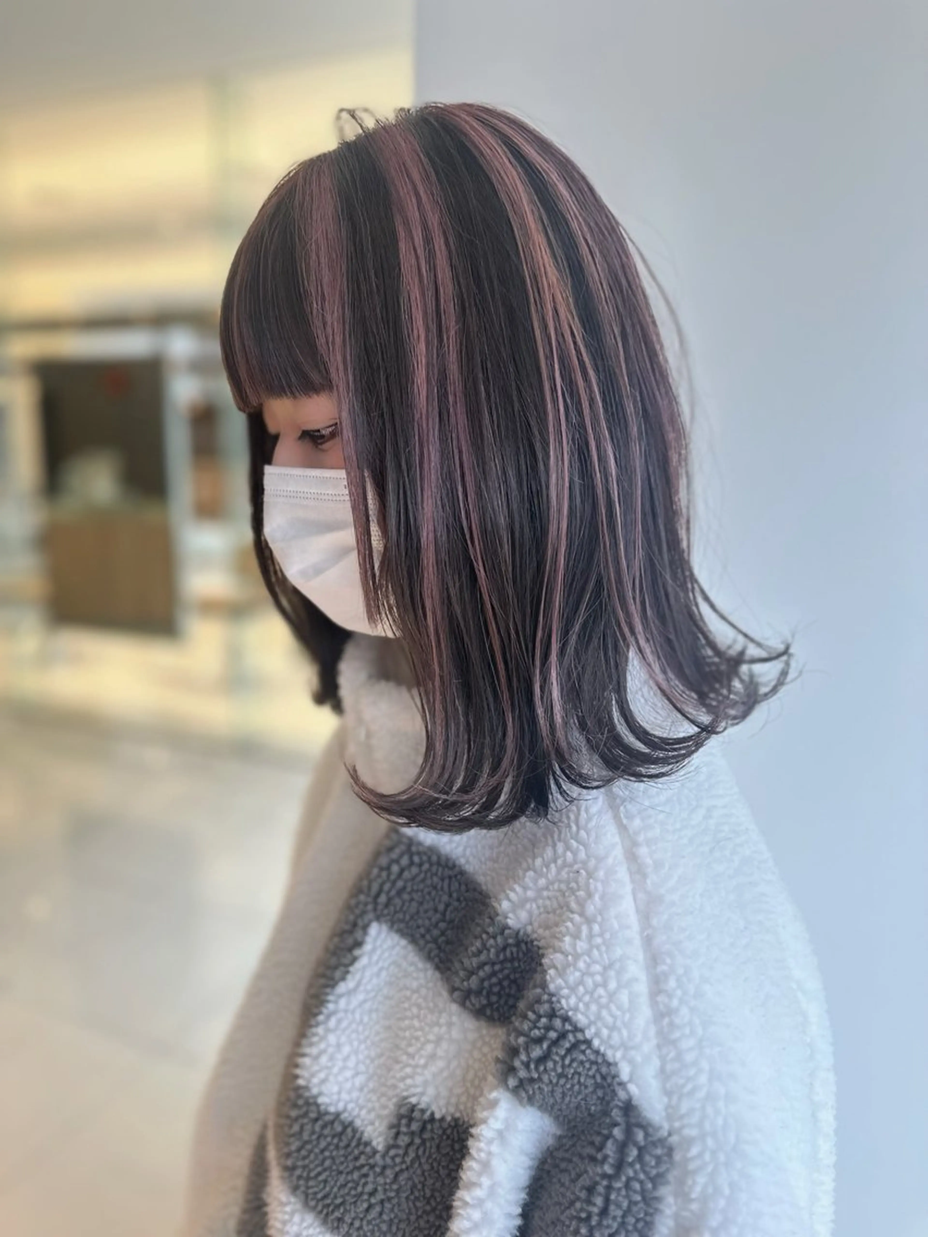 カラー デザインカラー ピンクカラー エスポワール所属・YUSHI HORIUCHIのヘアスタイル