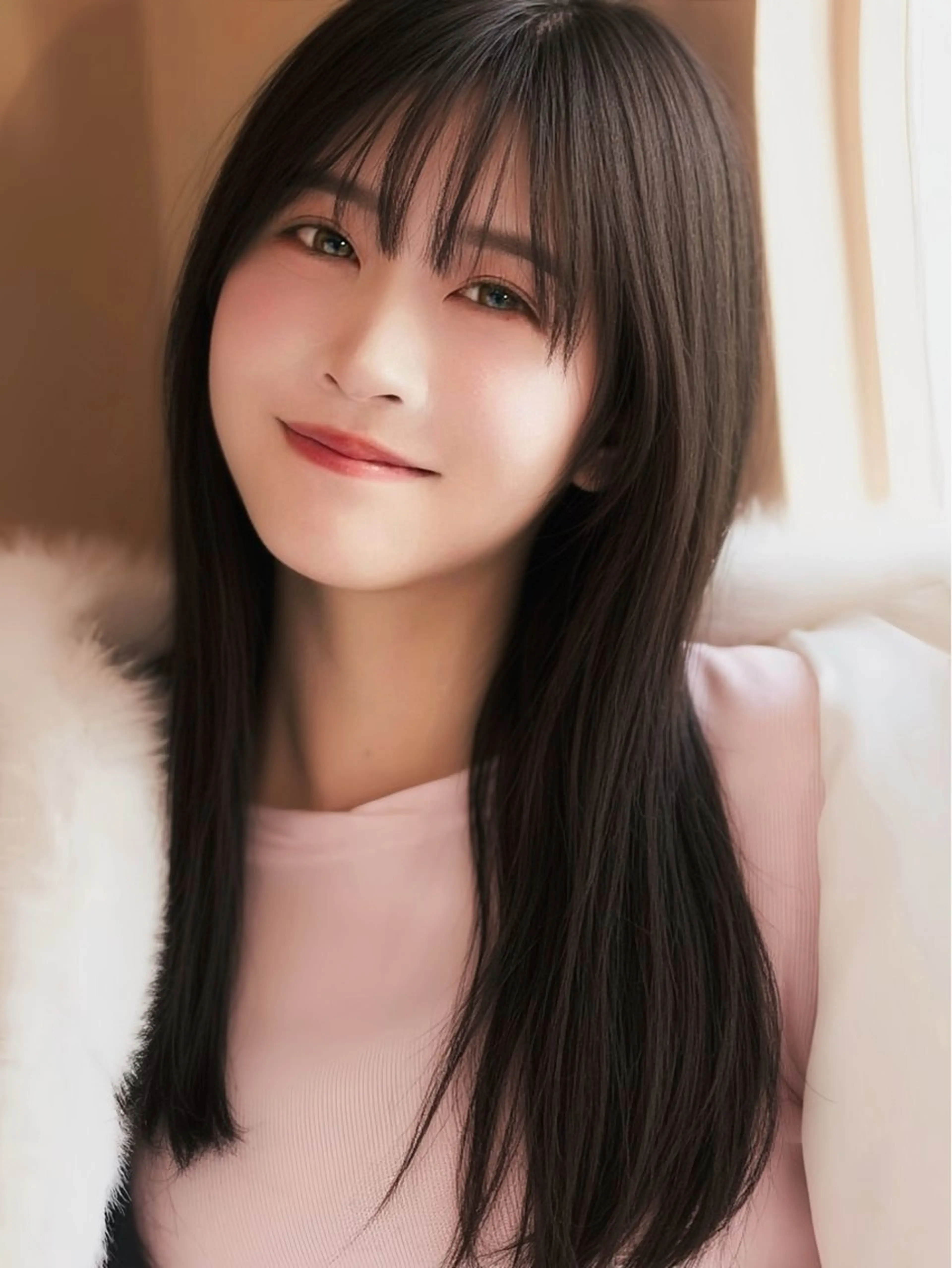 ロング 前髪/顔周り❣️ 縮毛矯正/おばかんのヘアスタイル