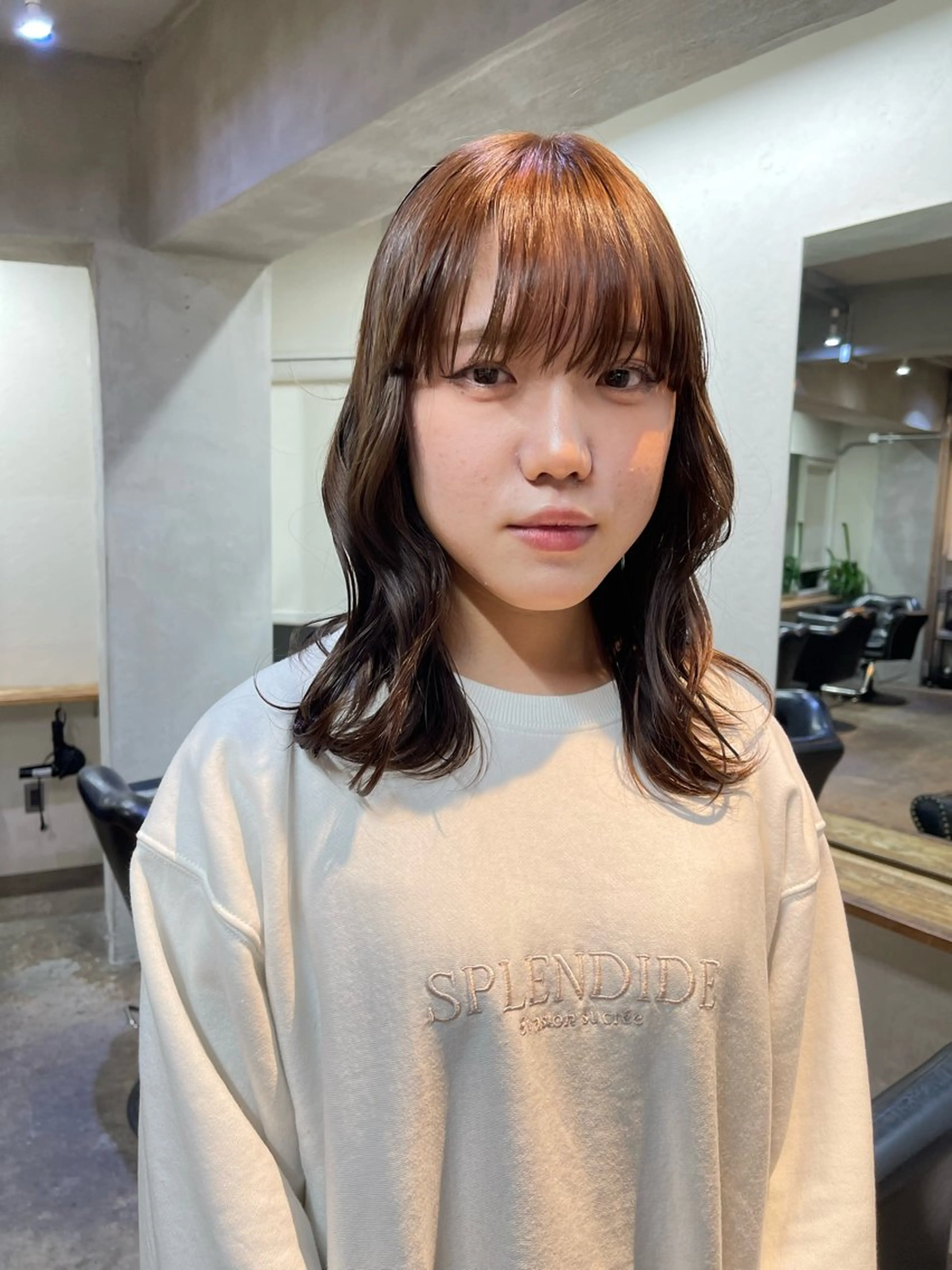 セミロング カラー ヘアアレンジ 安部佑哉/ハイトーン /レイヤー/グランジのヘアスタイル