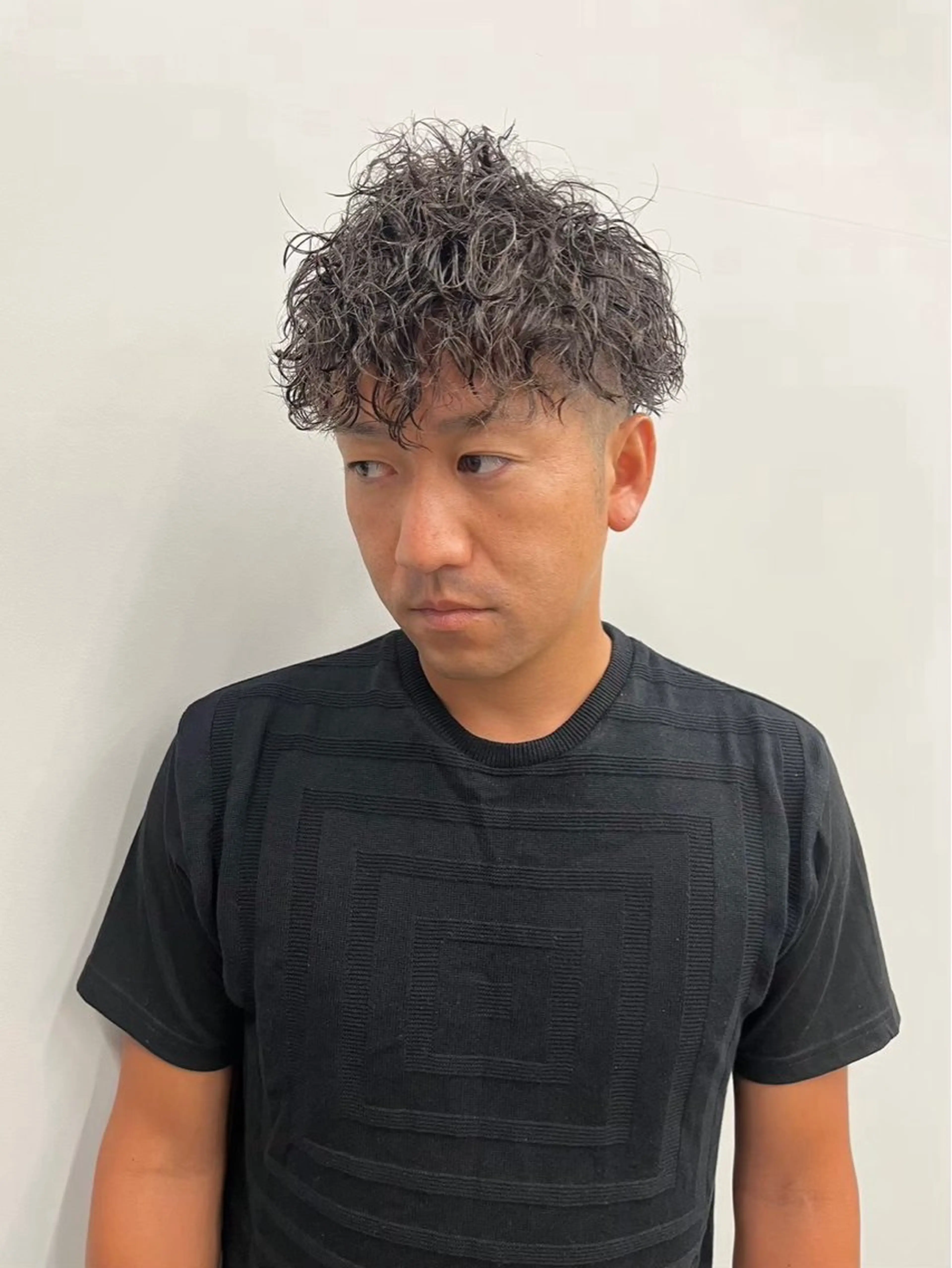 ショート パーマ メンズ 刈り上げ 坂本響 メンズカット/パーマのヘアスタイル