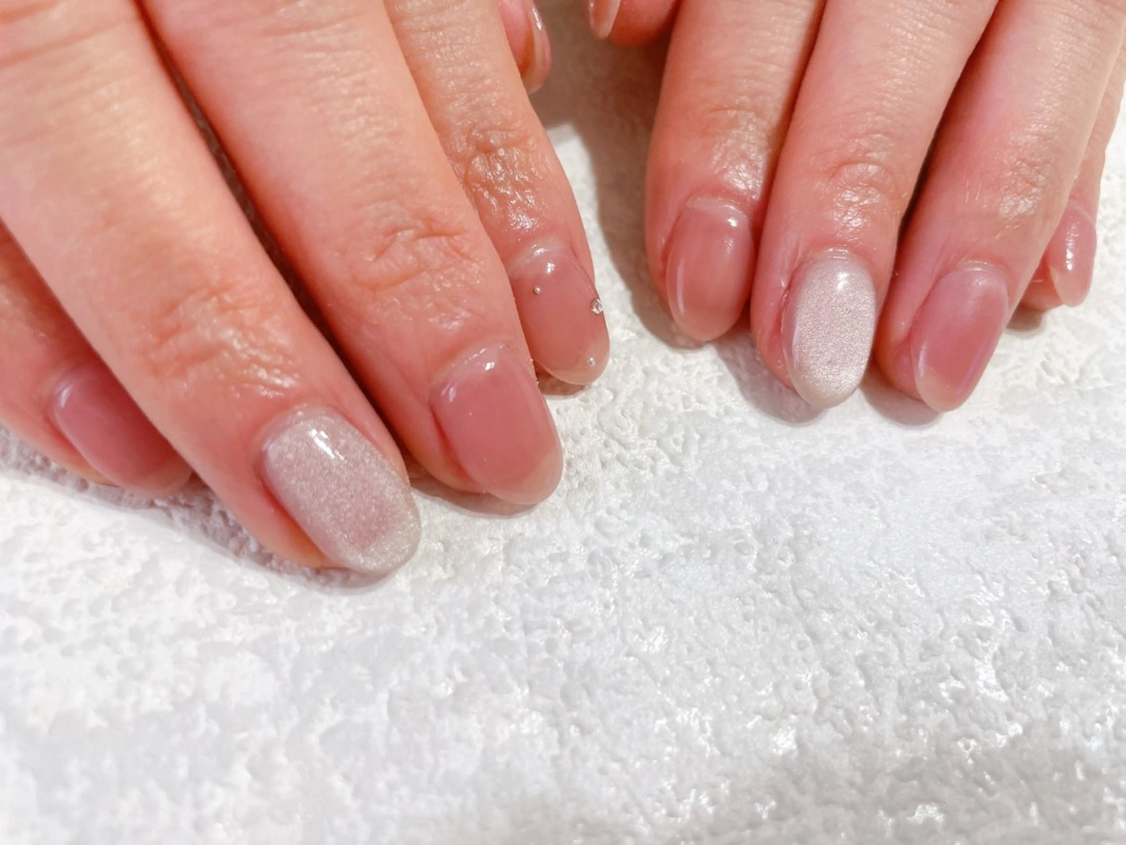 ネイル ジェルネイル メンズネイル パラジェル シンプルネイル 春ネイル kikinail 溝の口のネイルデザイン