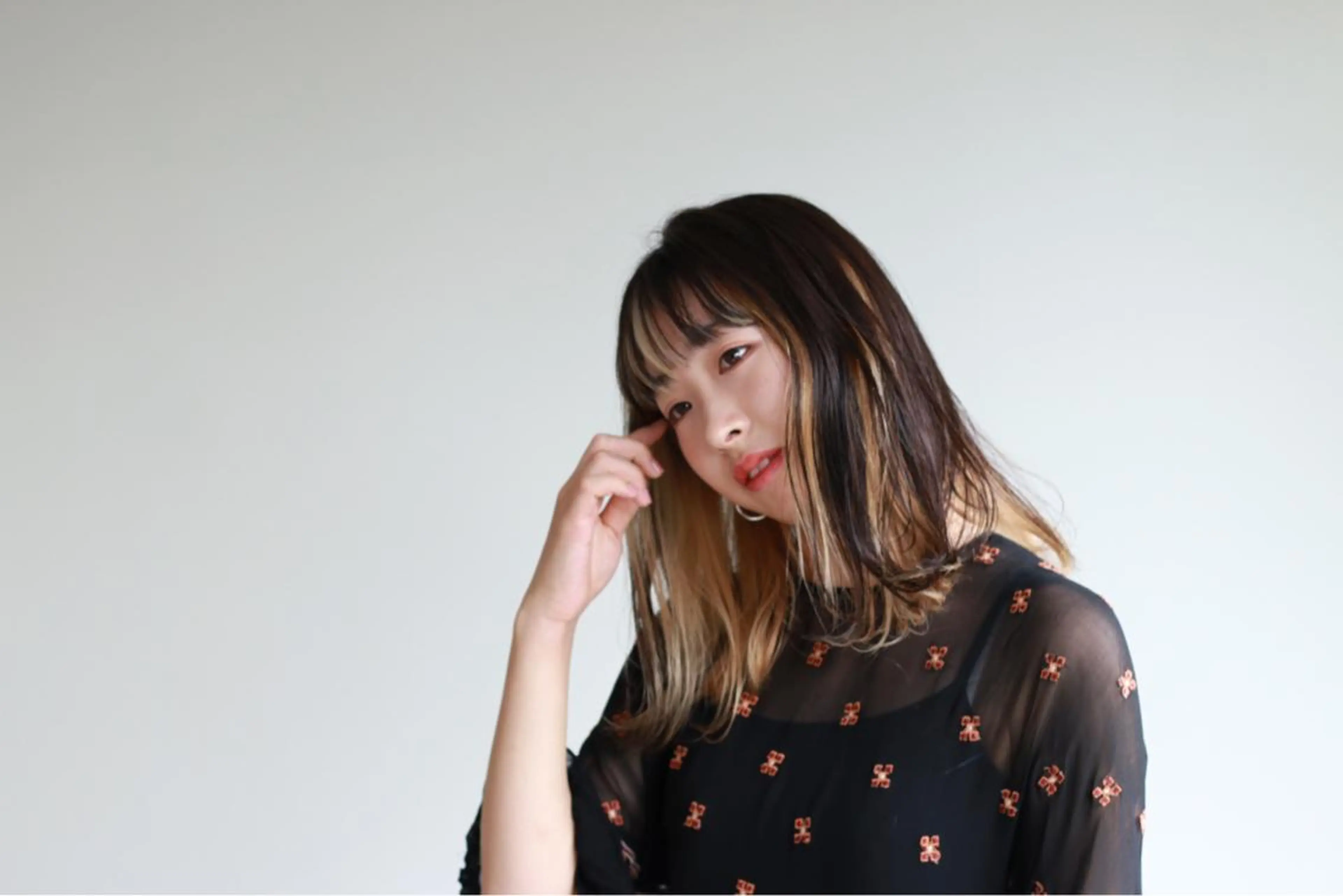 ロング カラー ブリーチ インナーカラー 髪質改善/縮毛矯正/ 透明感カラーYUMAのヘアスタイル