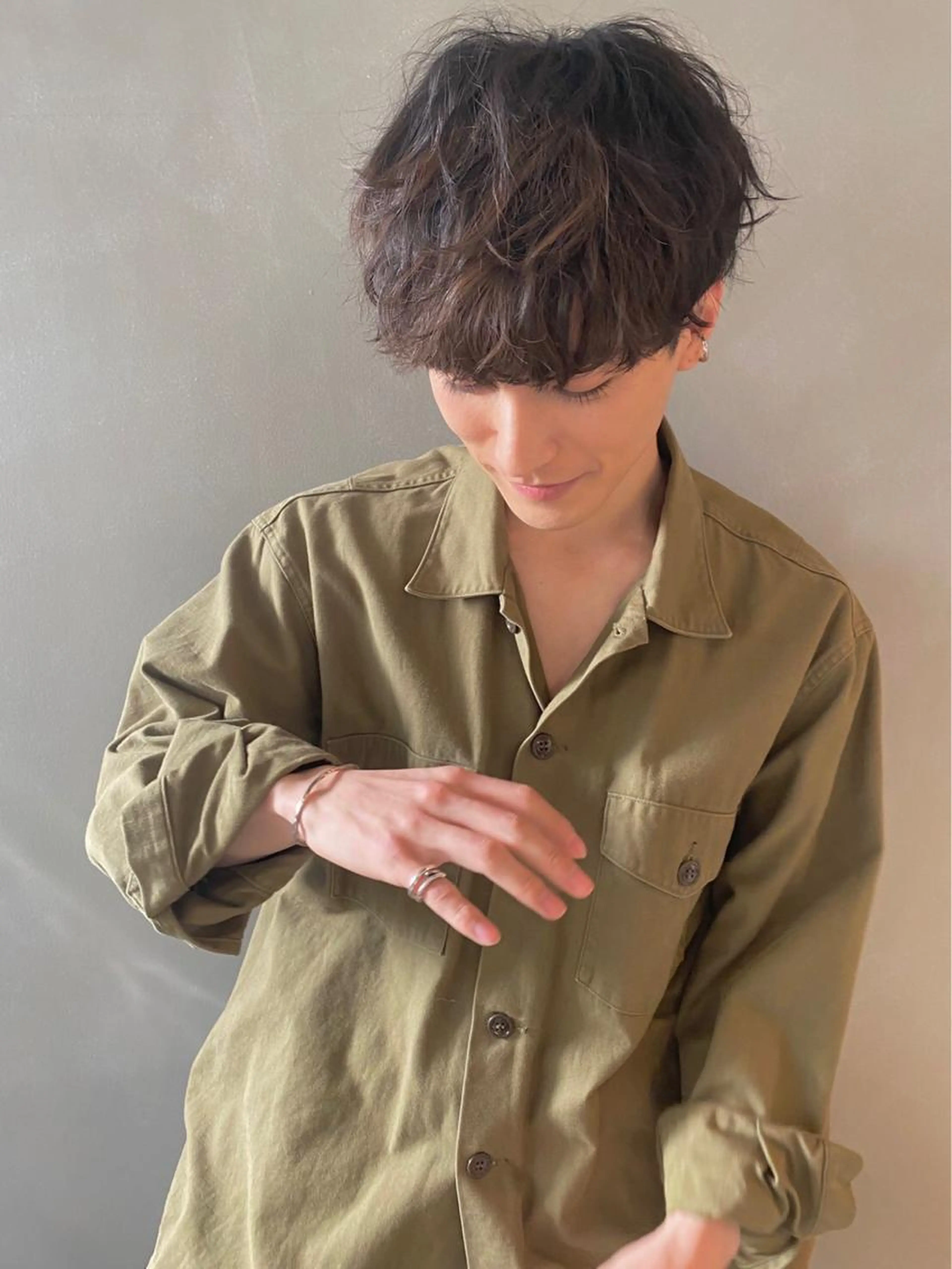 🙆‍♂️メンズカット+低ダメージパーマ【平日限定】の写真