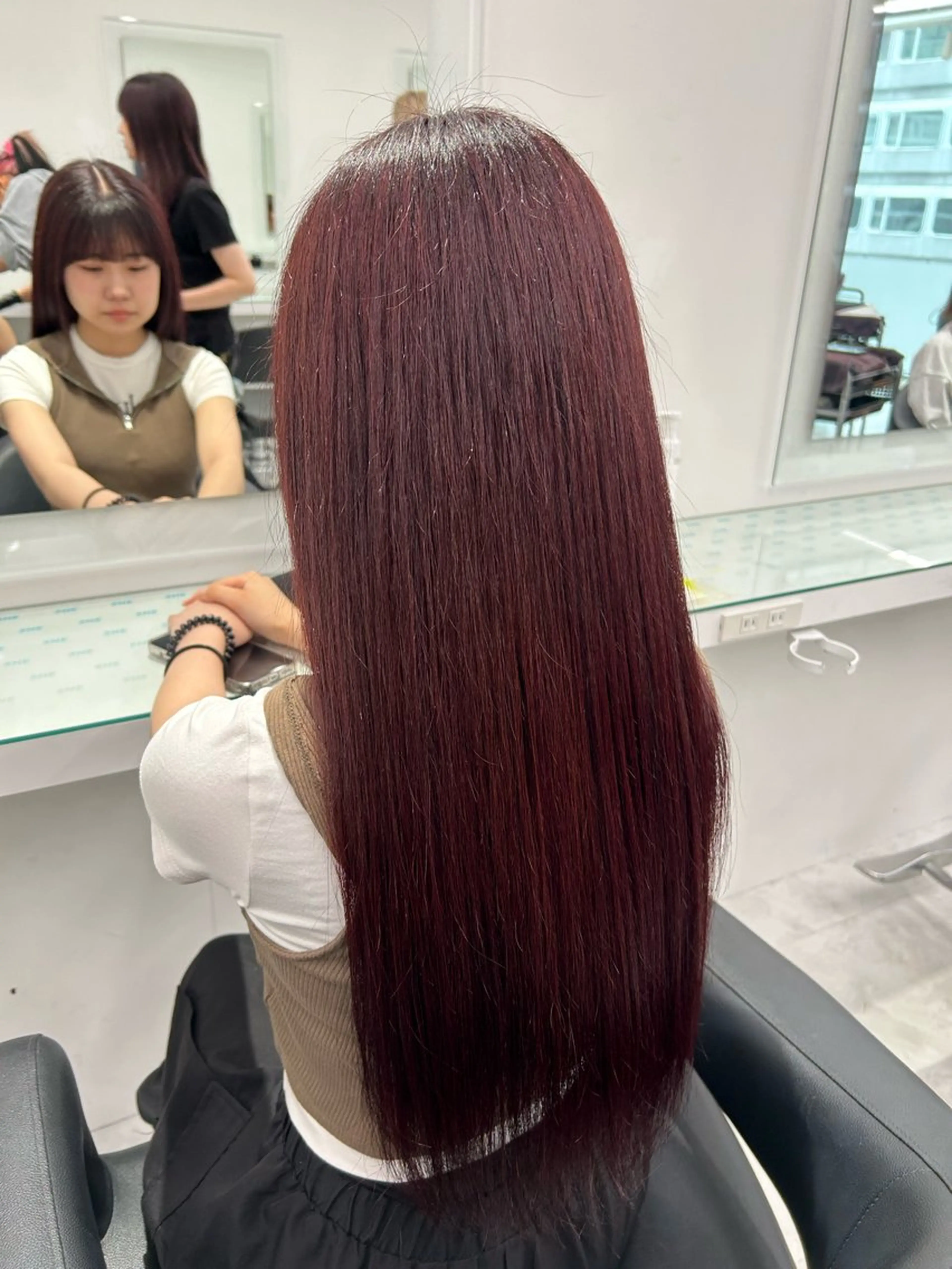 ロング カラー ヘアカラー ブリーチ無し透明感 🕊AZUSAのヘアスタイル