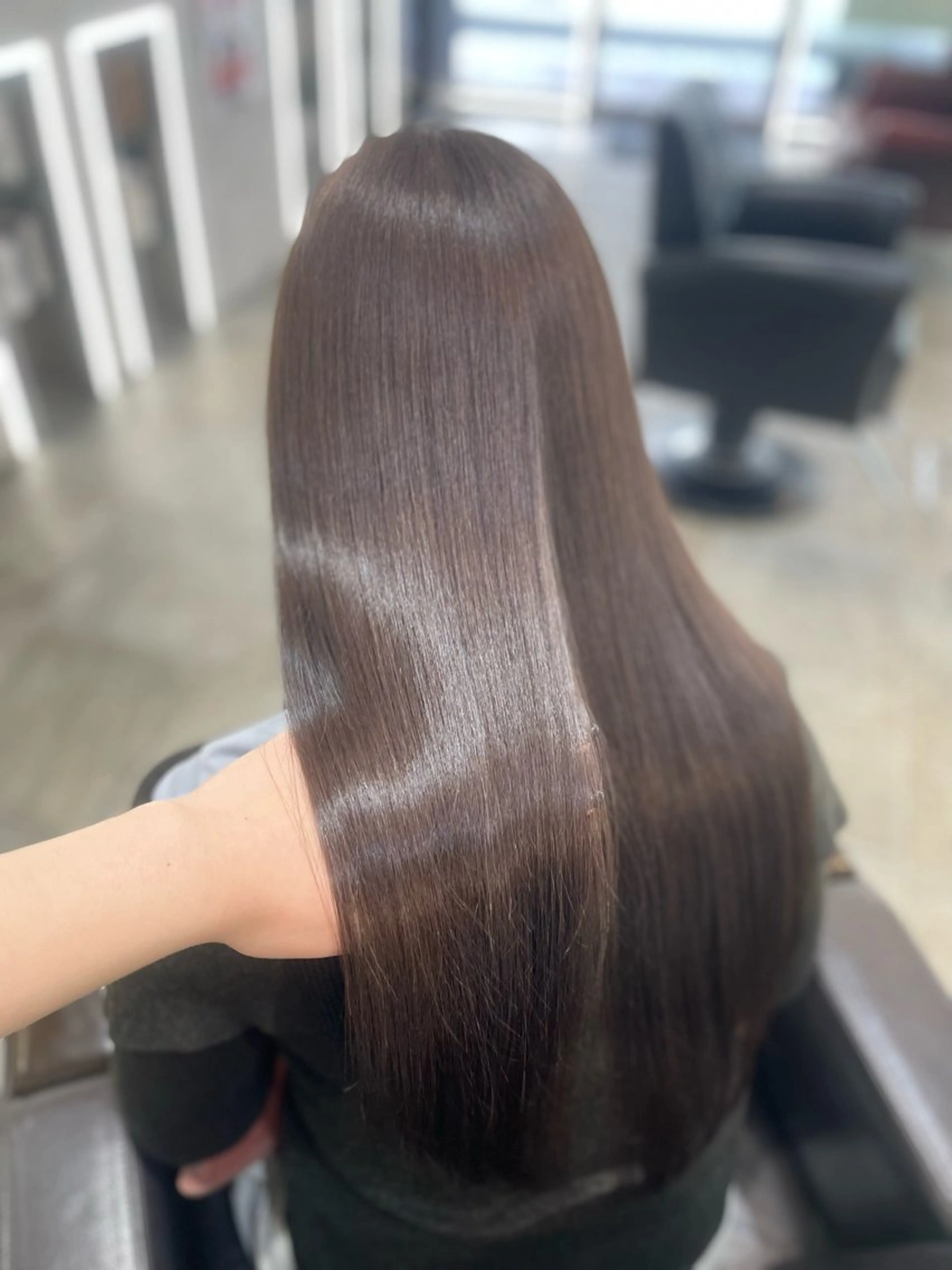 ロング ヘアカラー lift by mag所属・ユナ ナチュラル／透明感のヘアスタイル