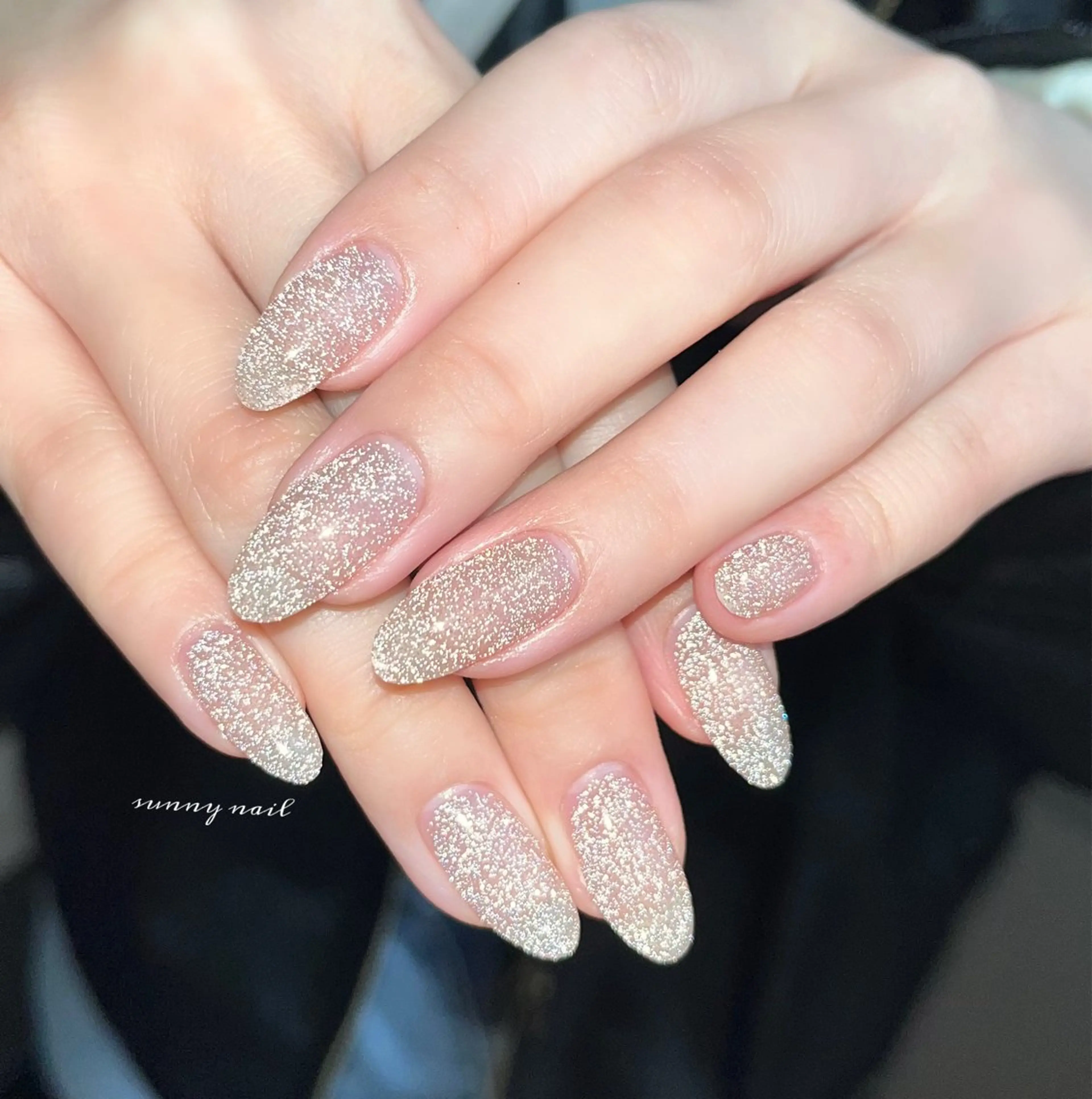 ネイル フラッシュネイル ジェルネイル ラメ(グリッター) パラジェル sunny nailのネイルデザイン