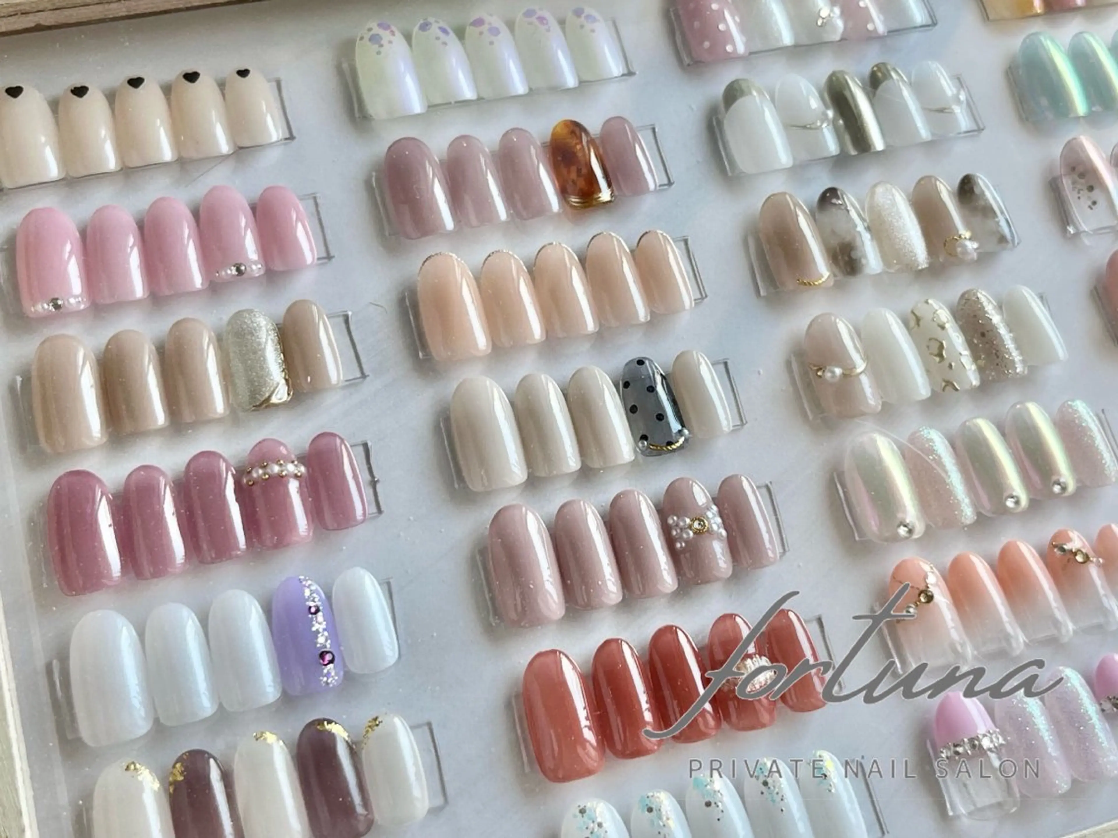 ネイル ジェルネイル パラジェル fortuna 武藤裕美のネイルデザイン