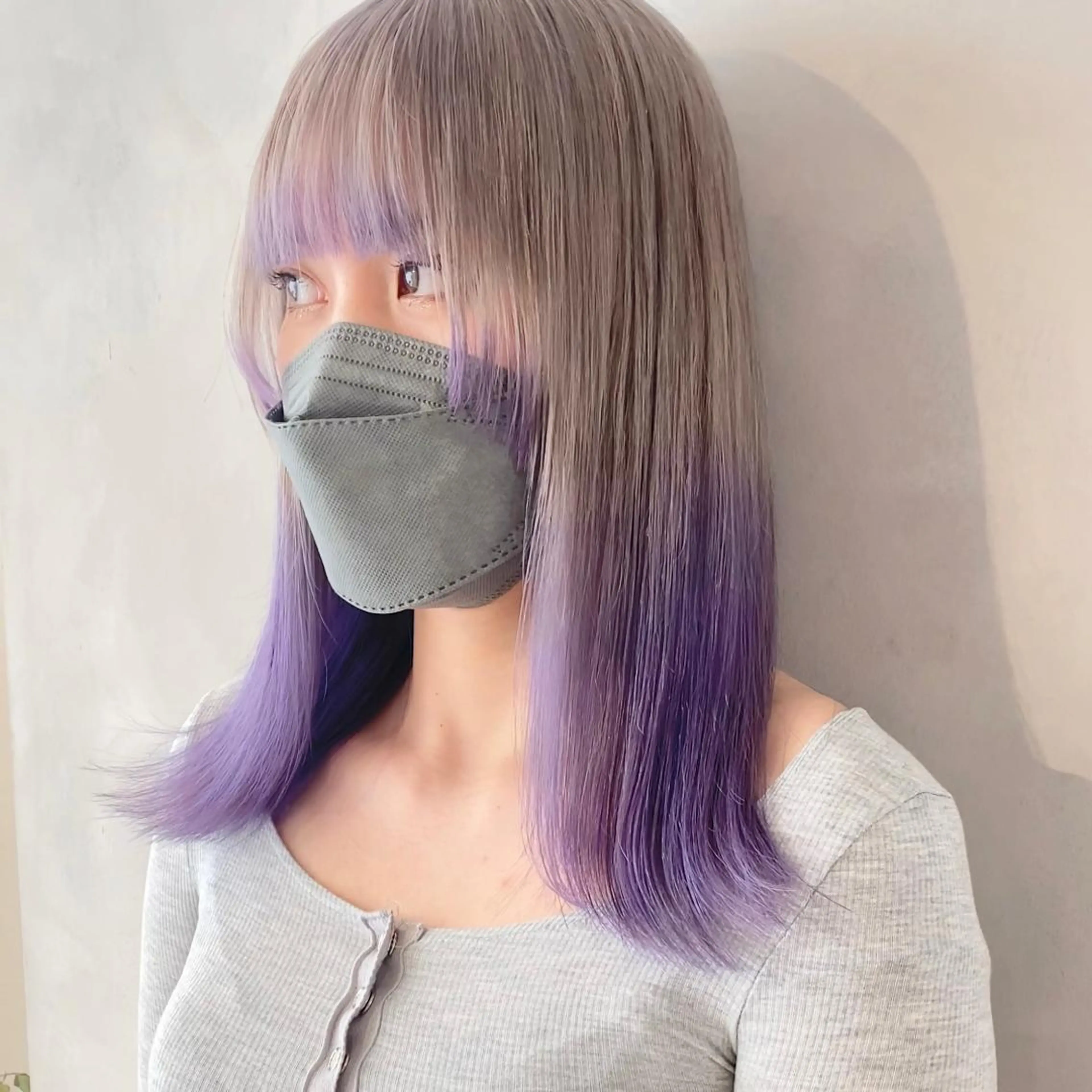 ミディアム カラー デザインカラー ヘアカラー トリートメント カラー系/カット特化 🟠オオタキマサシのヘアスタイル