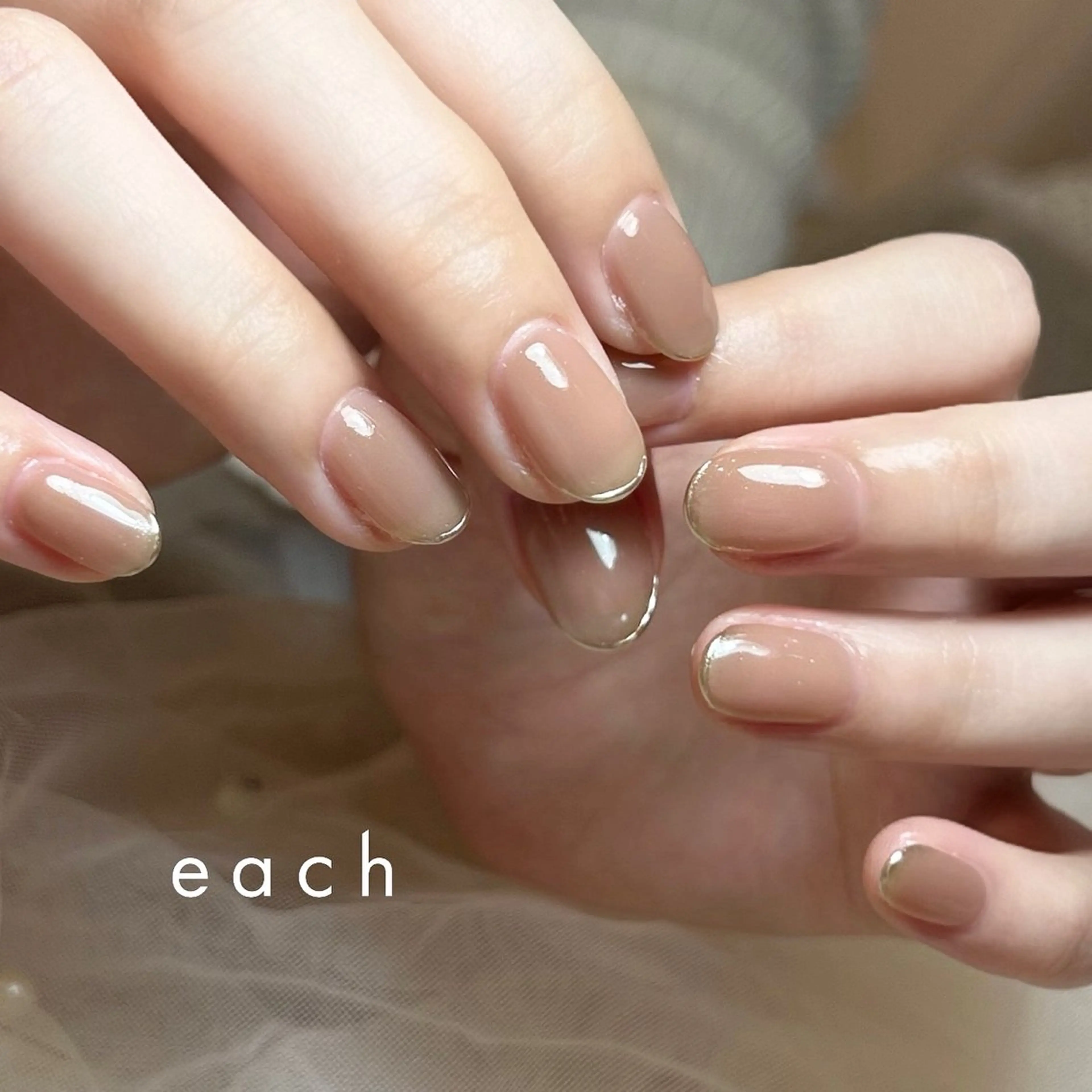 ネイル ミラーネイル ワンカラーネイル Lueà Nail Salon所属・𝐋𝐮𝐞𝐚 kanako🕊のネイルデザイン