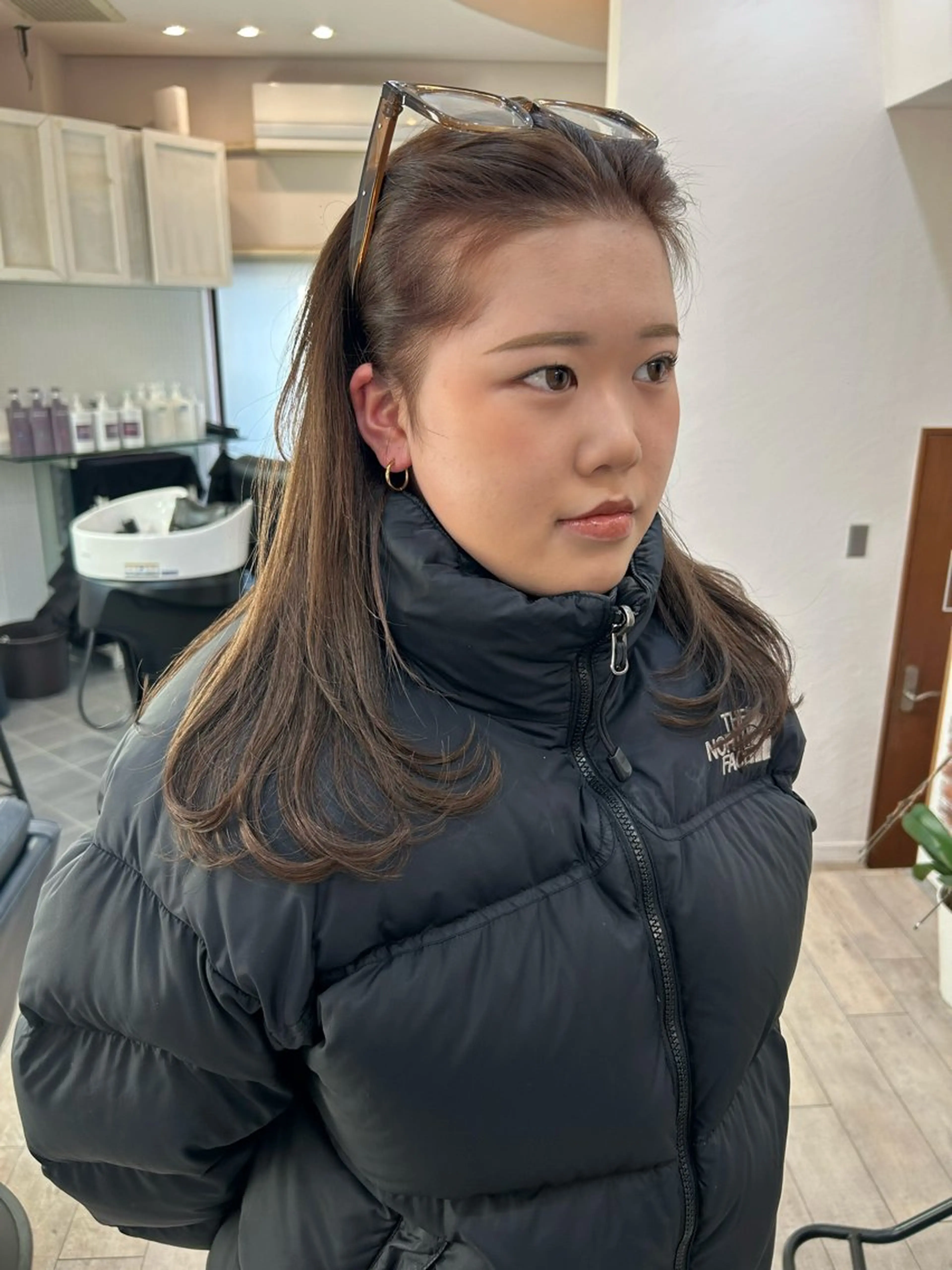 セミロング カラー ブリーチ ダブルカラー ハイトーンカラー ブリーチなしカラー ヘアカラー トリートメント 180° OneEightyDegrees 中目黒所属・Himari 【ハイトーンカラー】のヘアスタイル