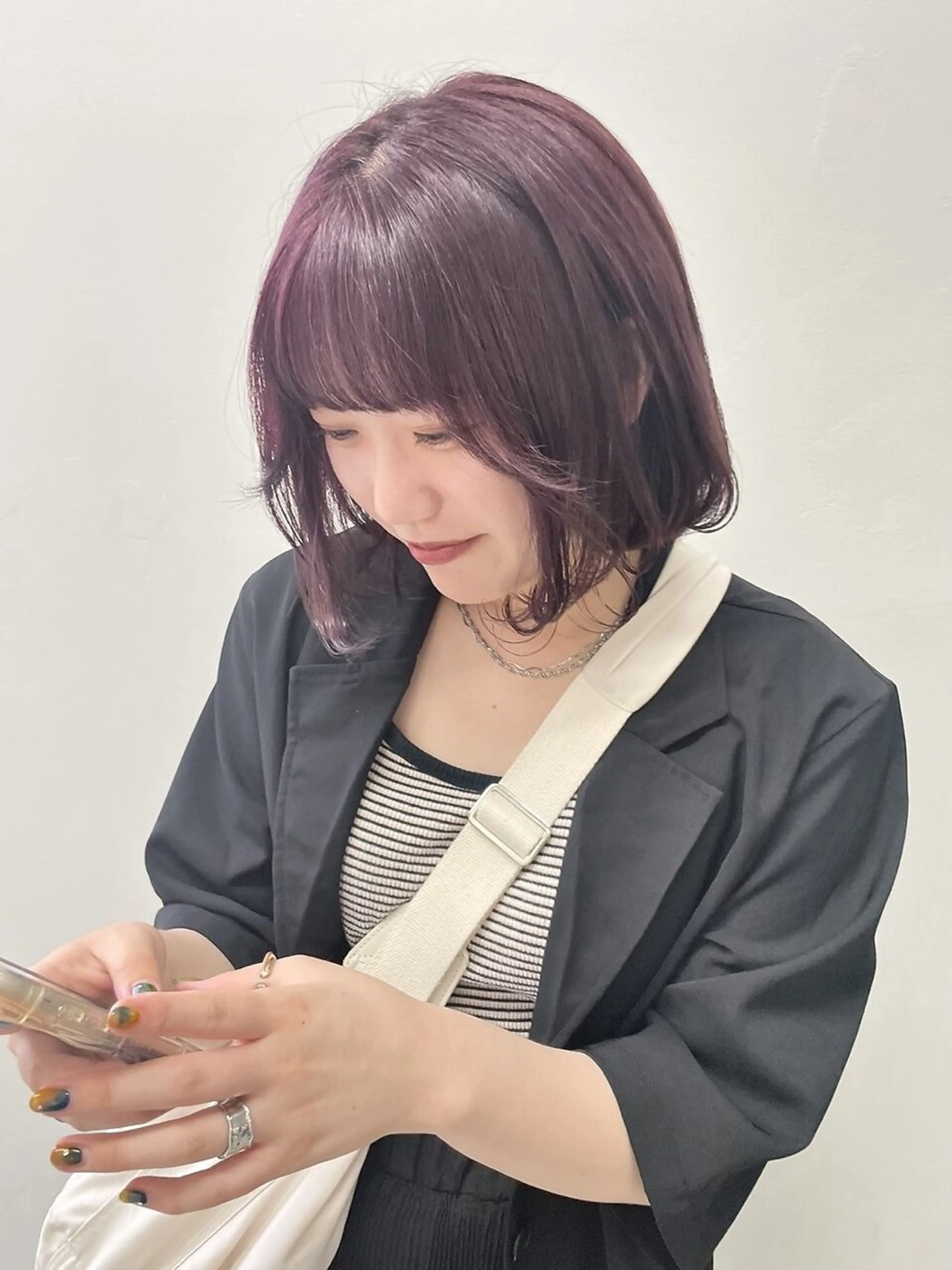 ミディアム カット 🧸韓国ヘア/ KURUMI‎‎🤍のヘアスタイル