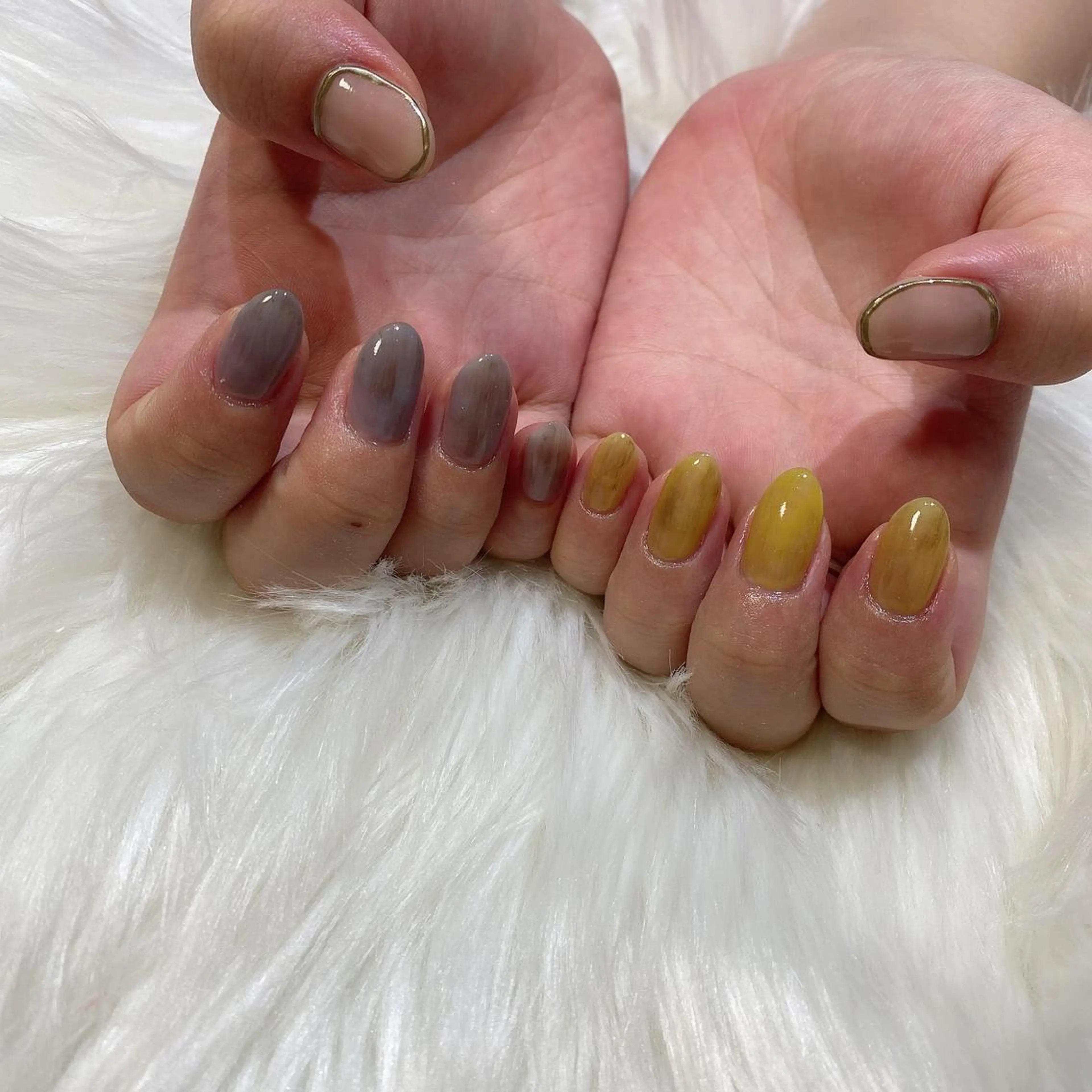 ネイル ハンドネイル 西岡 杏のネイルデザイン