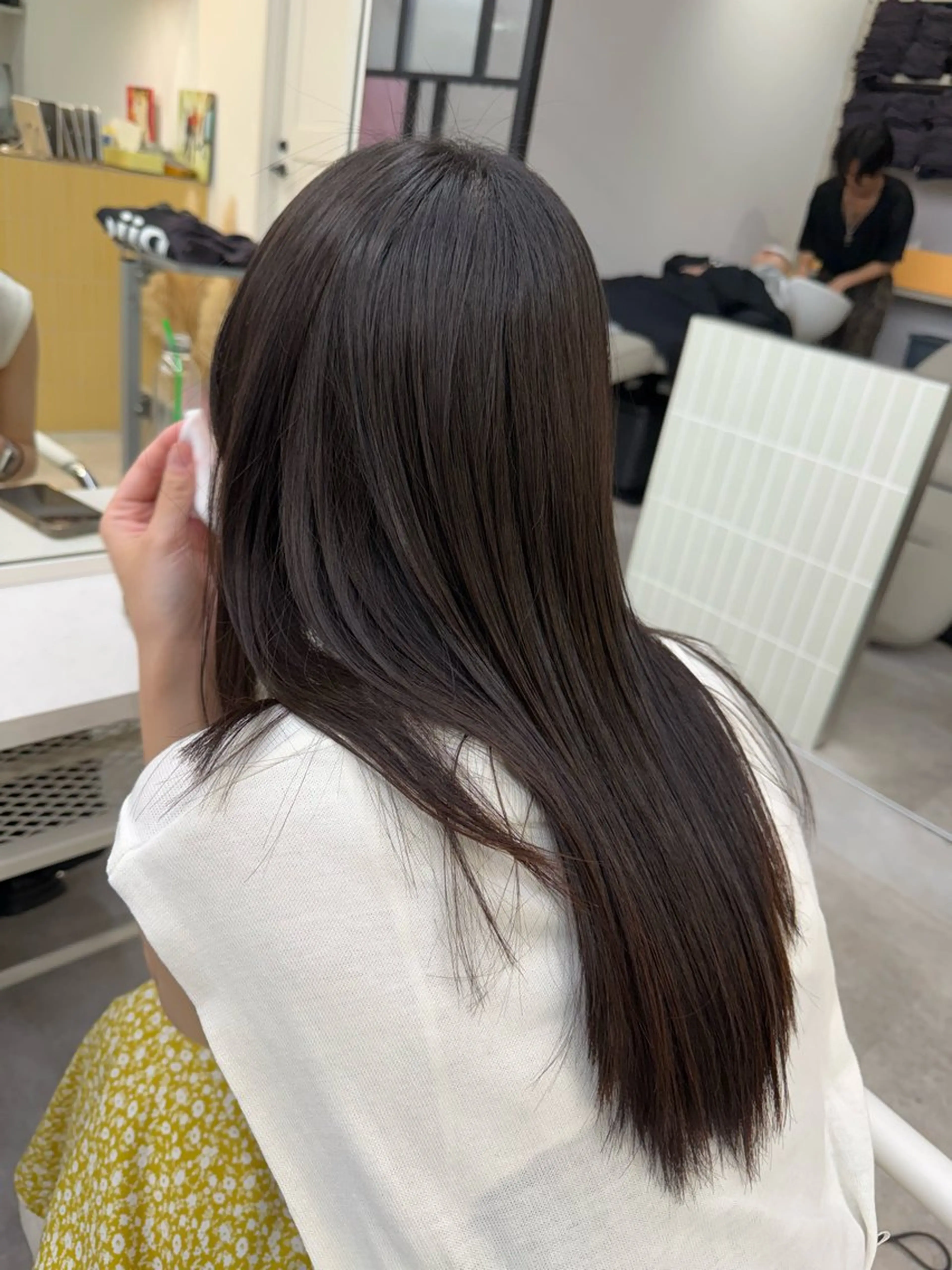 ロング パーマ 髪質改善 縮毛矯正 トリートメント 縮毛矯正 トリートメント 國井 廉のヘアスタイル