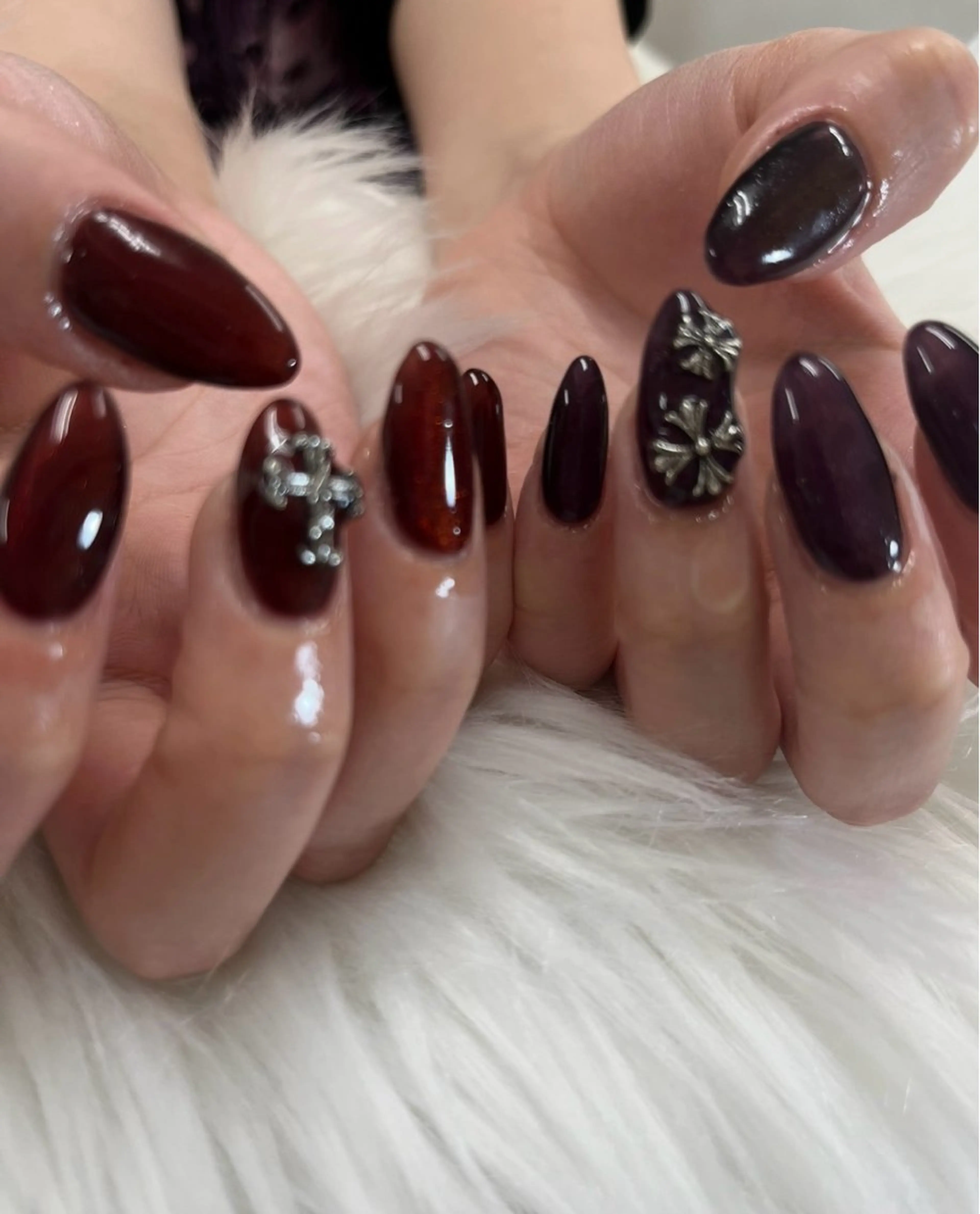 ネイル ハンドネイル Maya 🧊🫧‪のネイルデザイン