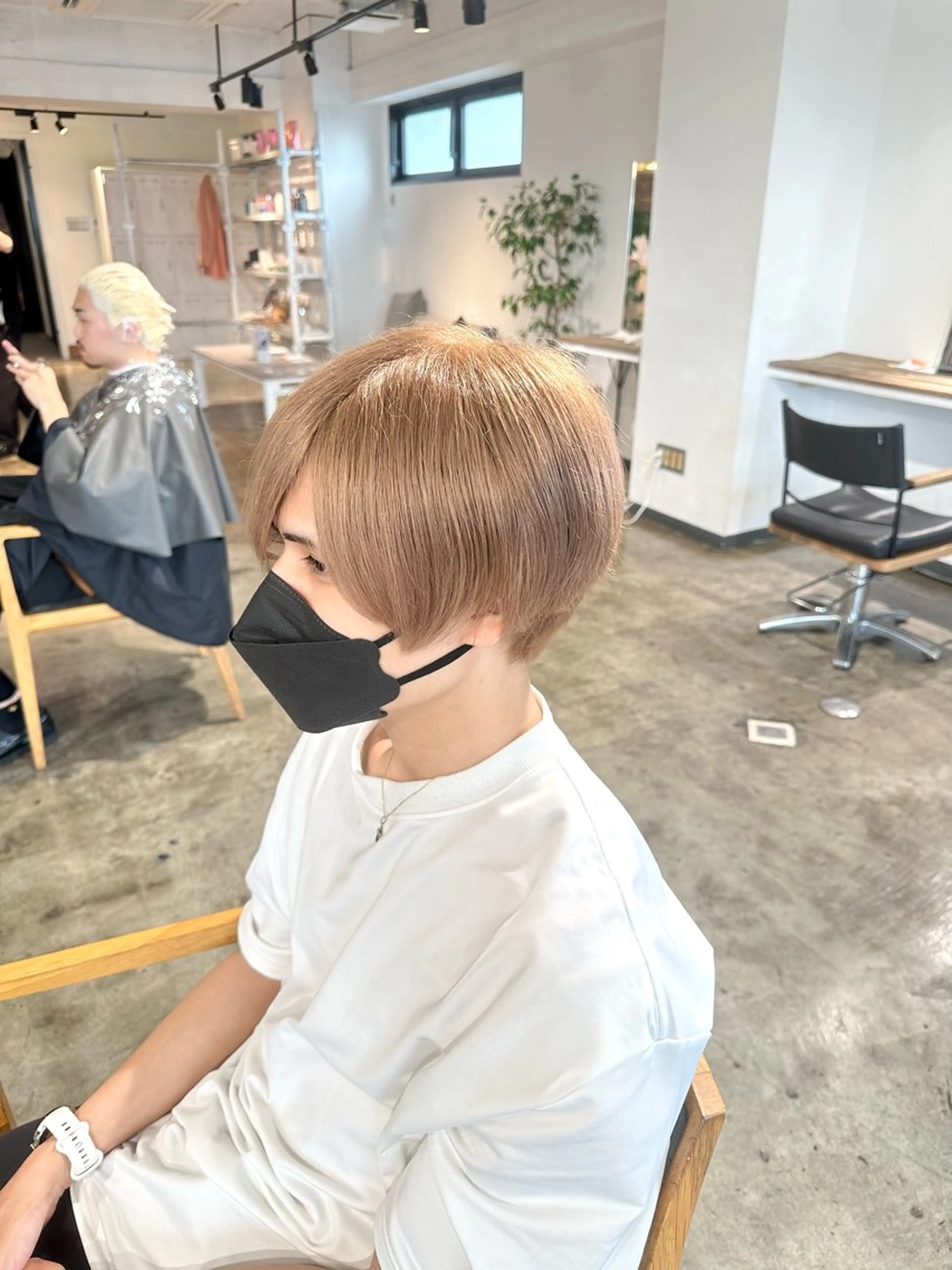 メンズ メンズブリーチ センターパート カット ヘアカラー トリートメント 骨格補正施術/メンズ 専門美容師/YUYAのヘアスタイル