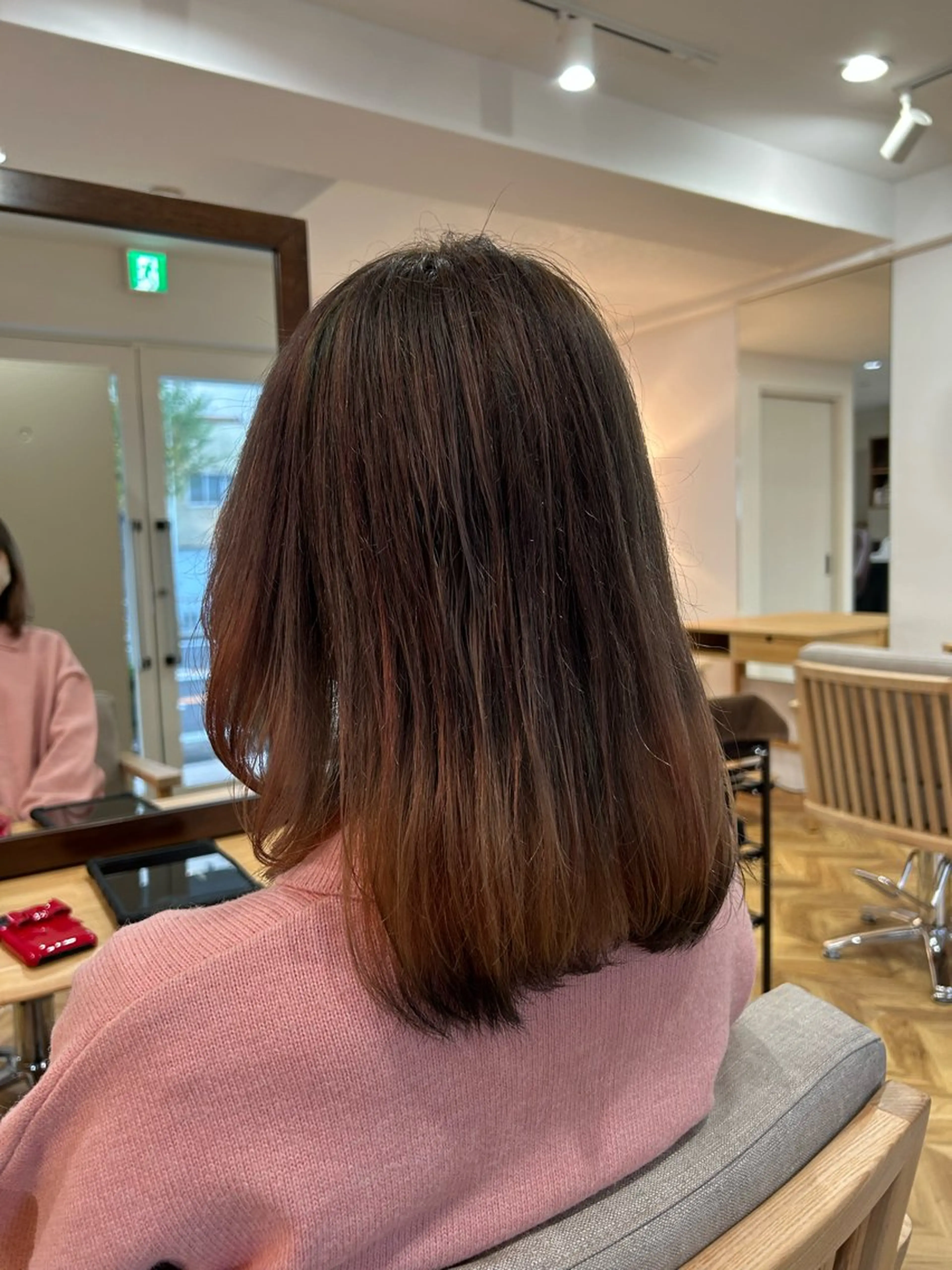 セミロング カット ヘアカラー 櫻井園子🌸 久屋大通/高岳のヘアスタイル