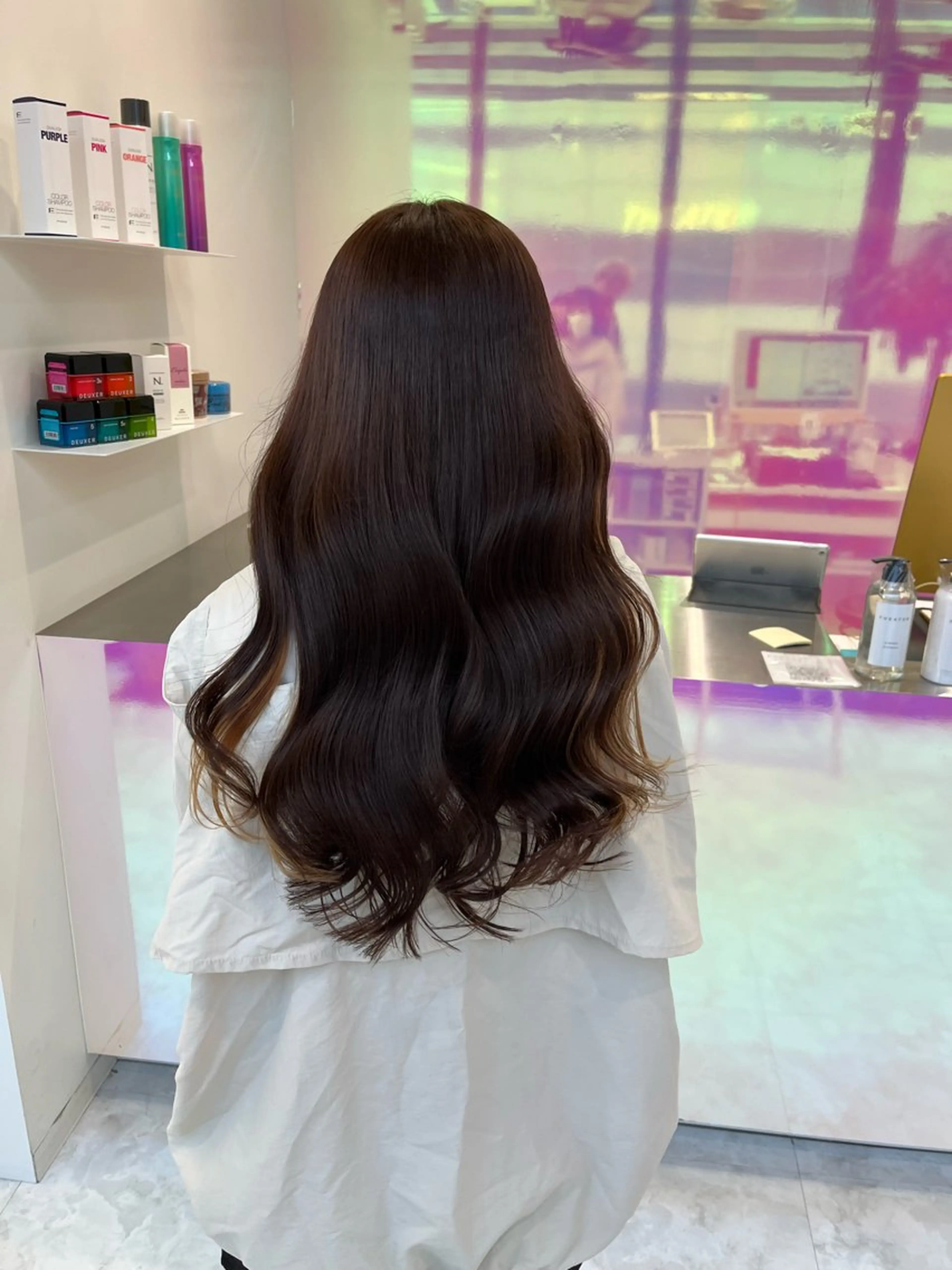 セミロング カラー ヘアカラー ブリーチボブNo.1 🥇/KOHEIのヘアスタイル