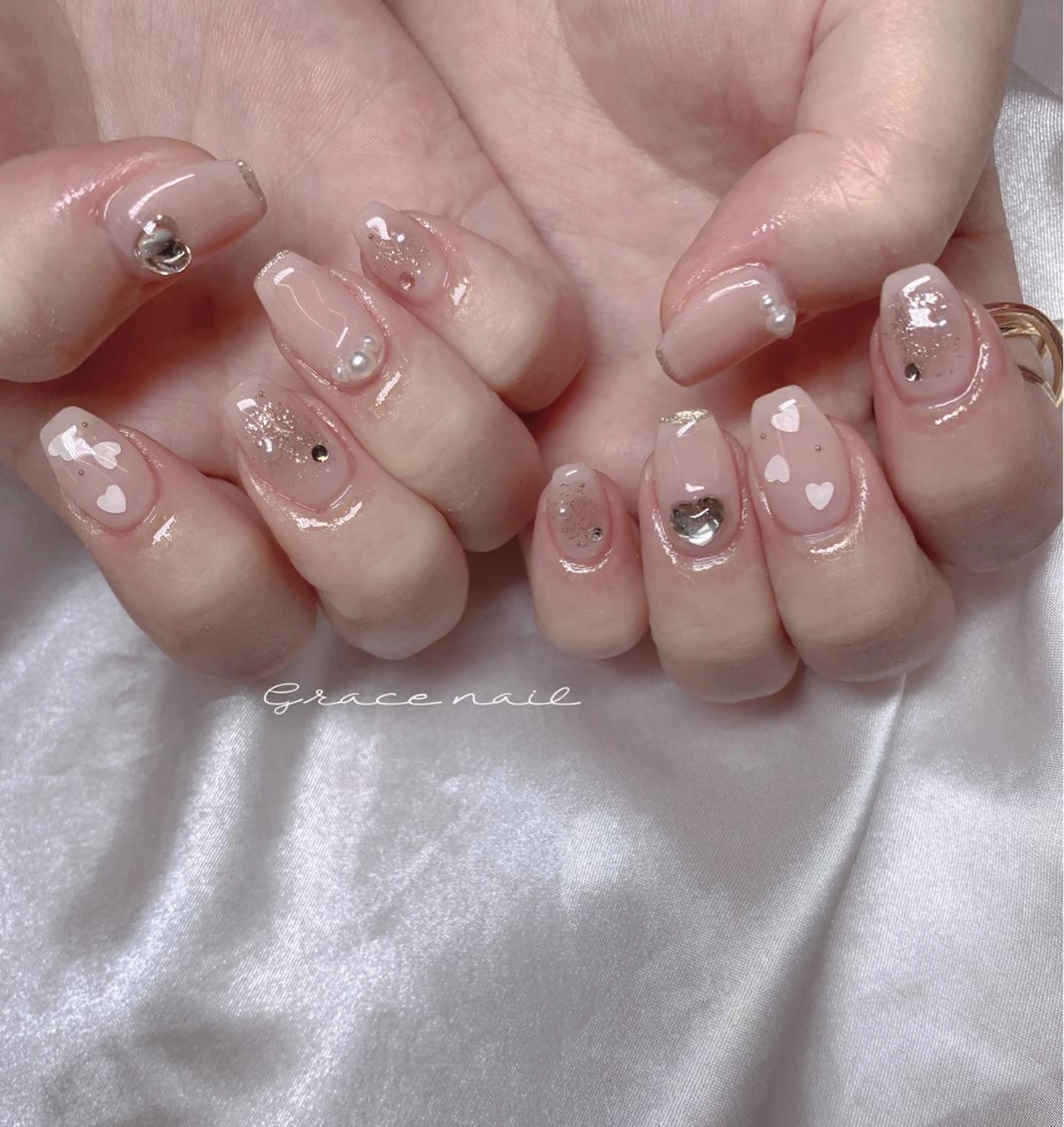 ネイル ハンドネイル ☆*｡Grace Nail｡*☆のネイルデザイン