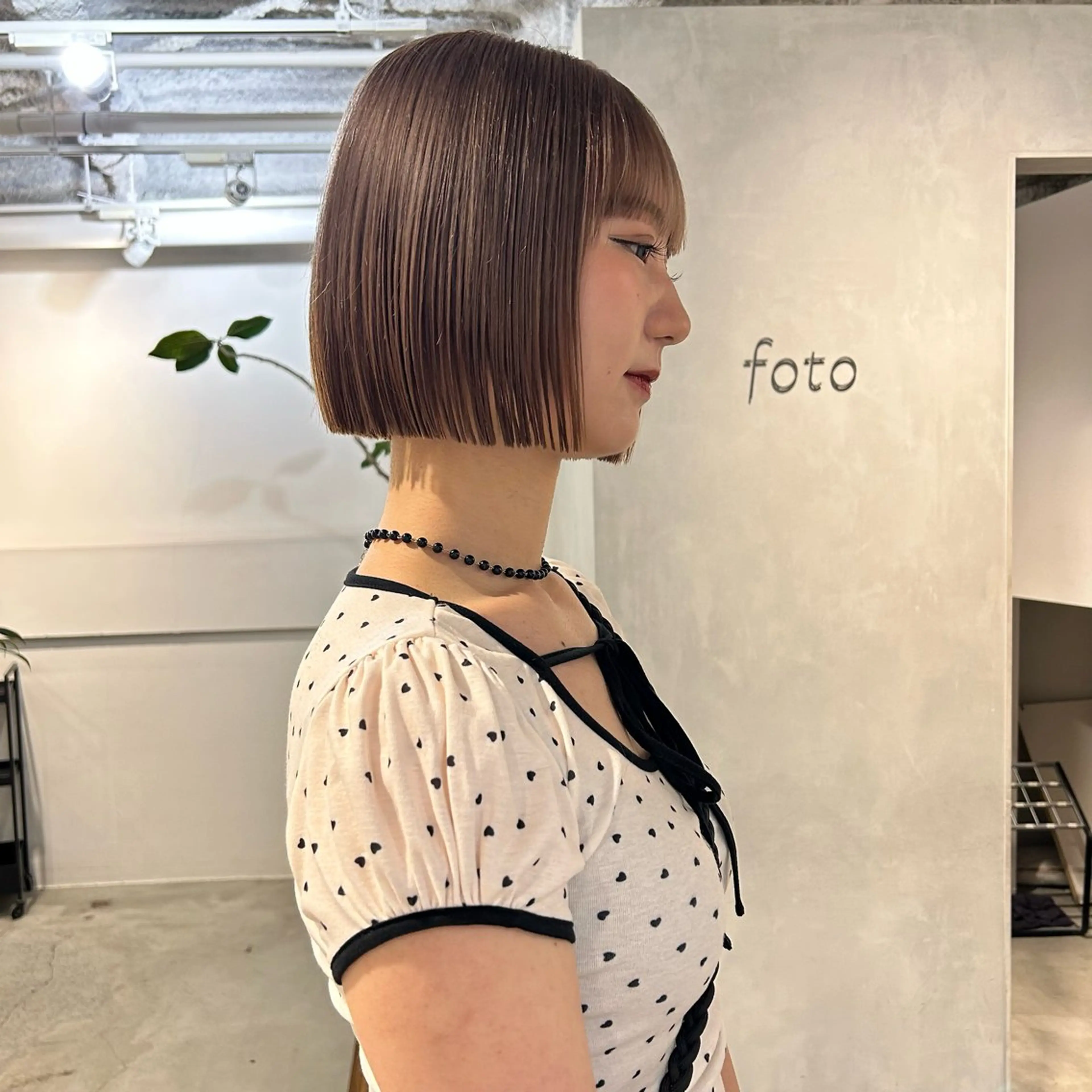 ショート カラー カット ヘアカラー トリートメント 切りっぱなしBOB 職人💜Anzuのヘアスタイル