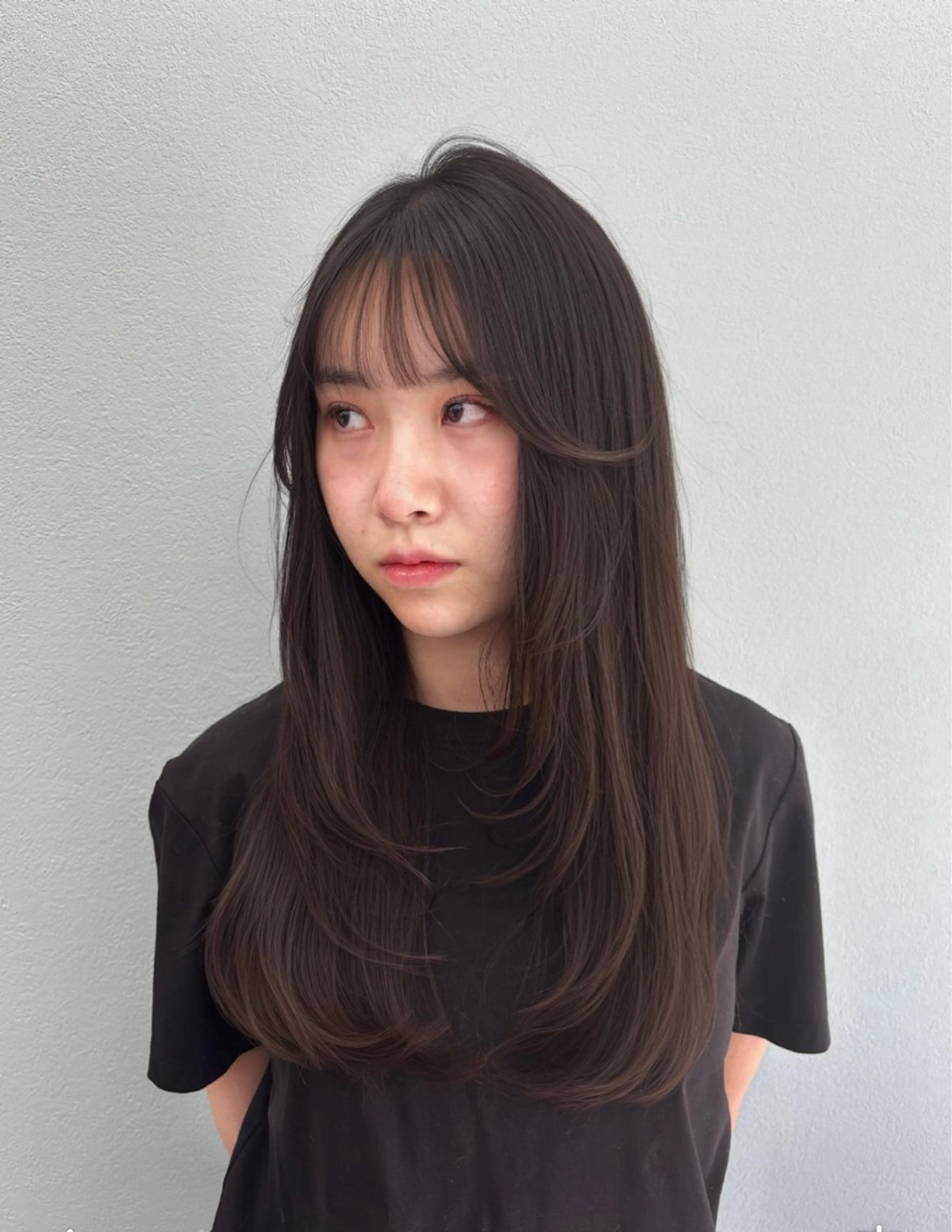 ロング レイヤーカット カット ヘアカラー トリートメント ハイトーン/艶カラー 🐈‍⬛kotoseのヘアスタイル