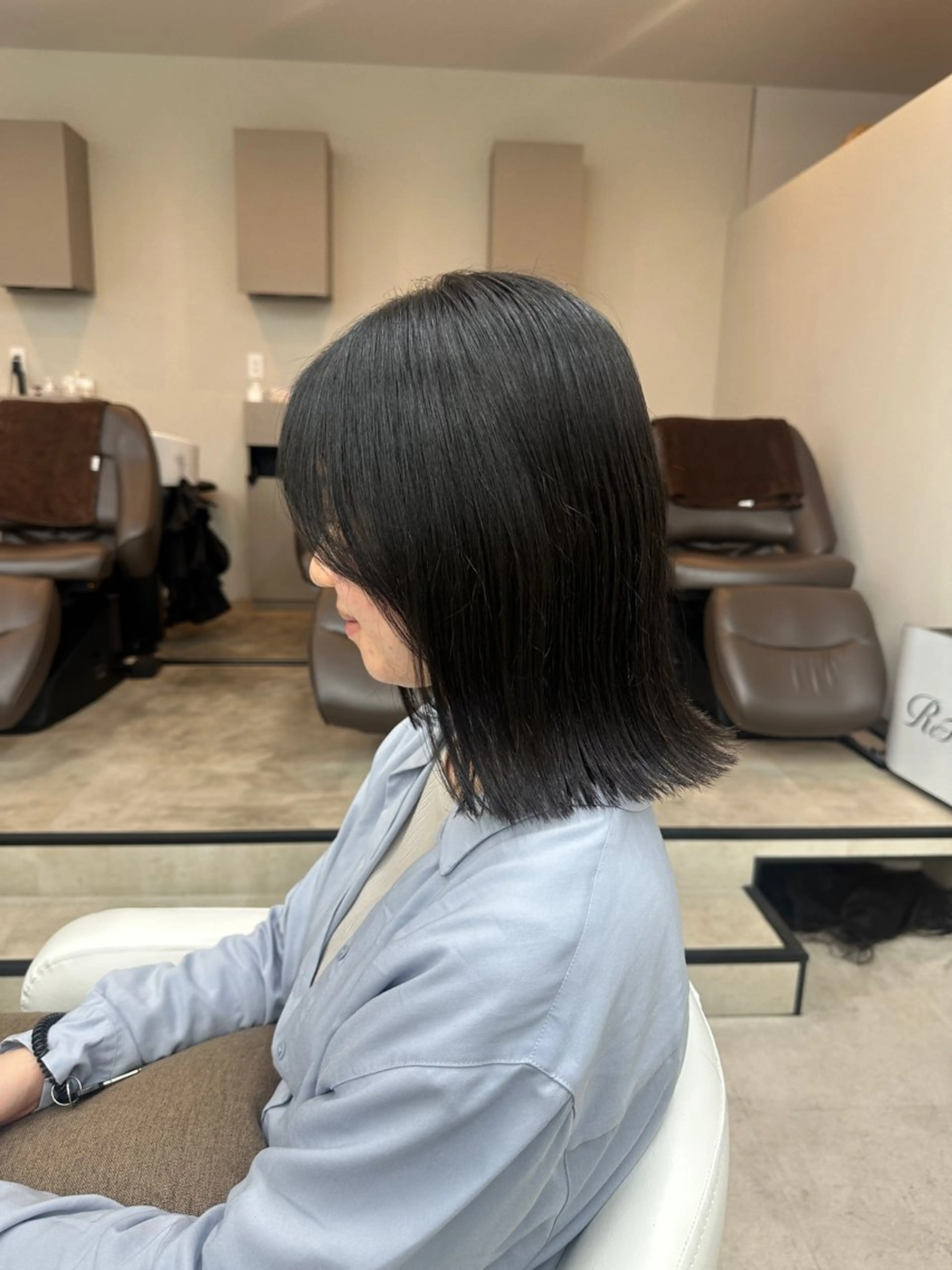 ショート ボブ カット Aura所属・丸山 心 / 艶カラーのヘアスタイル