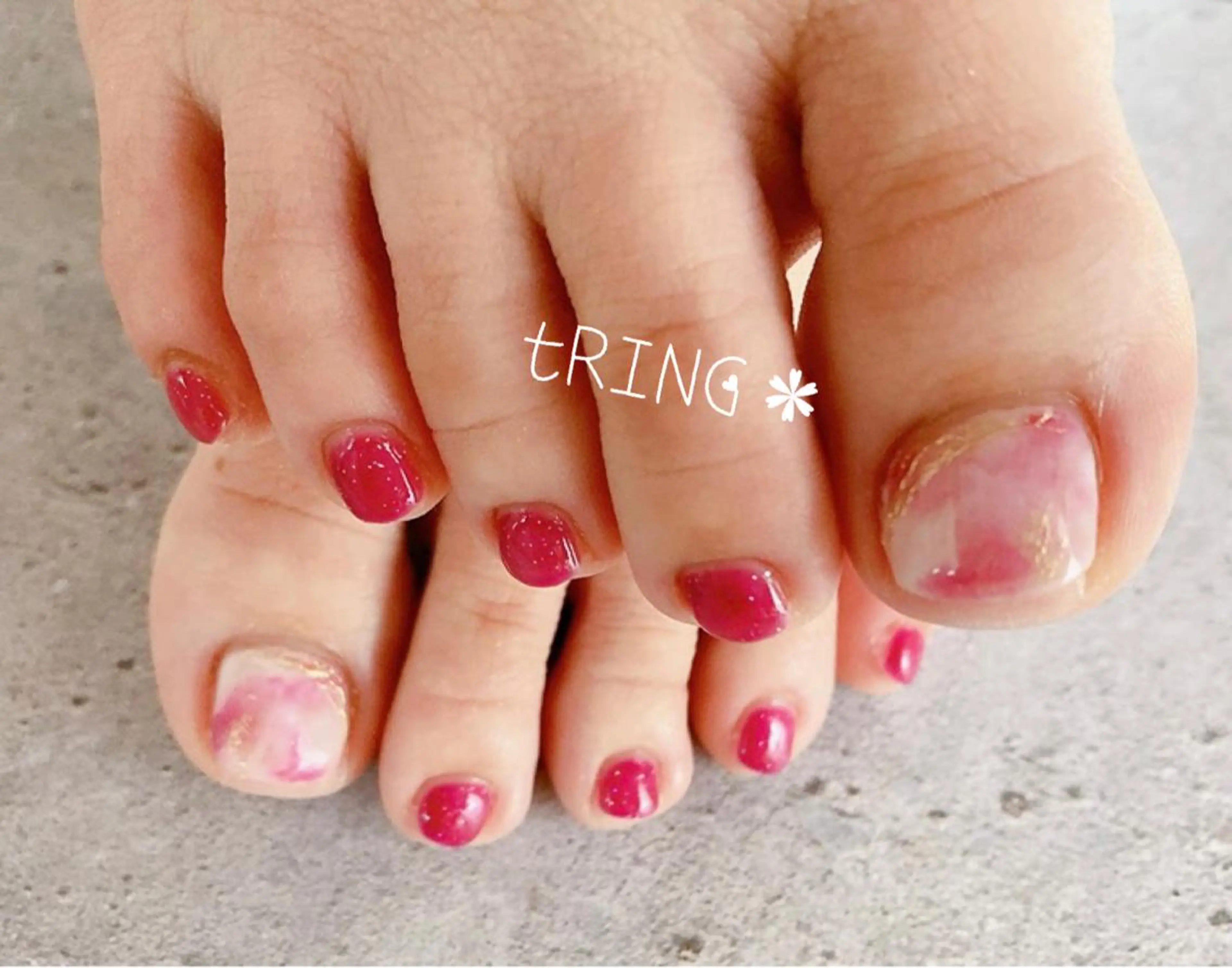 ネイル フットネイル tRING* しいの木台のネイルデザイン