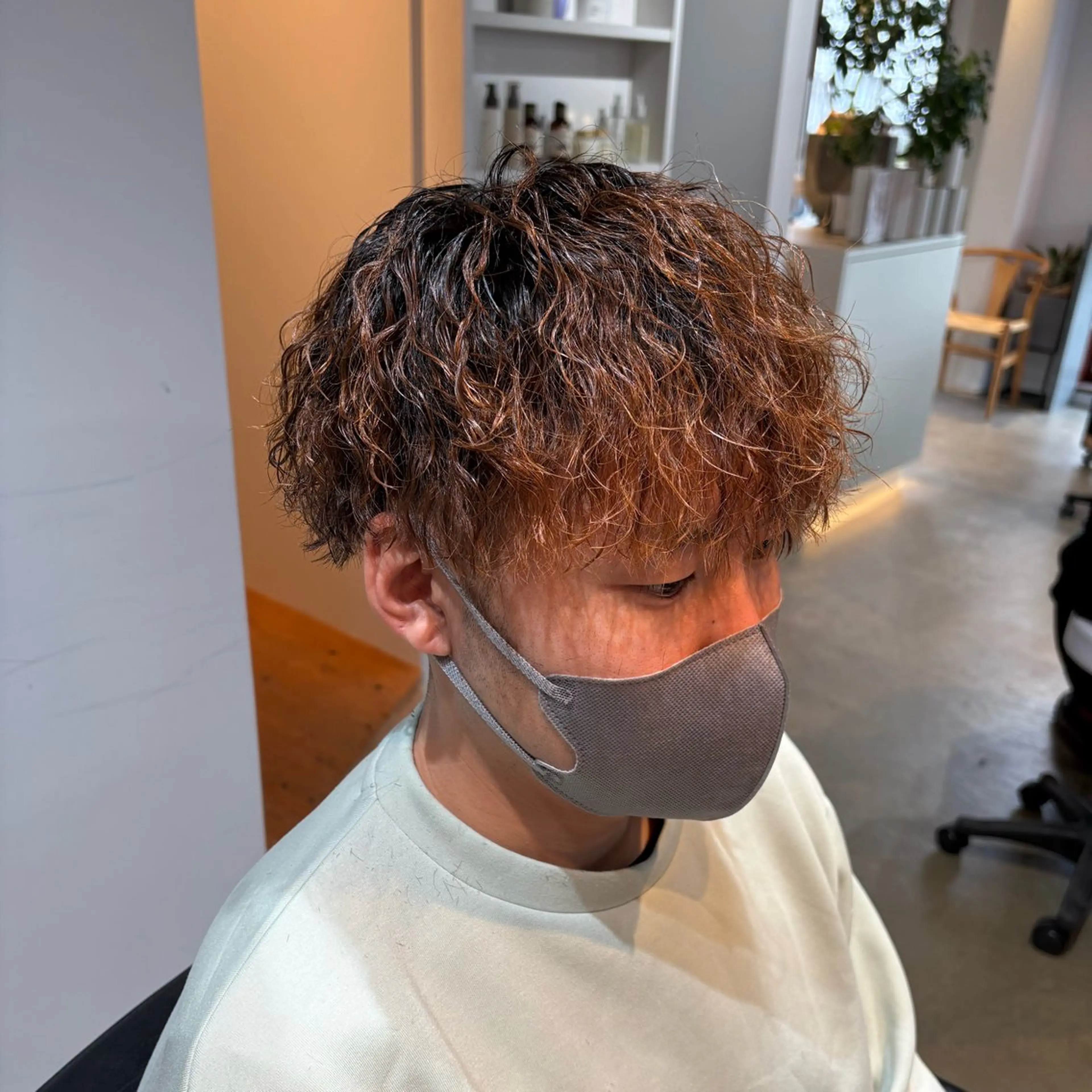 カット+ツイストパーマの写真