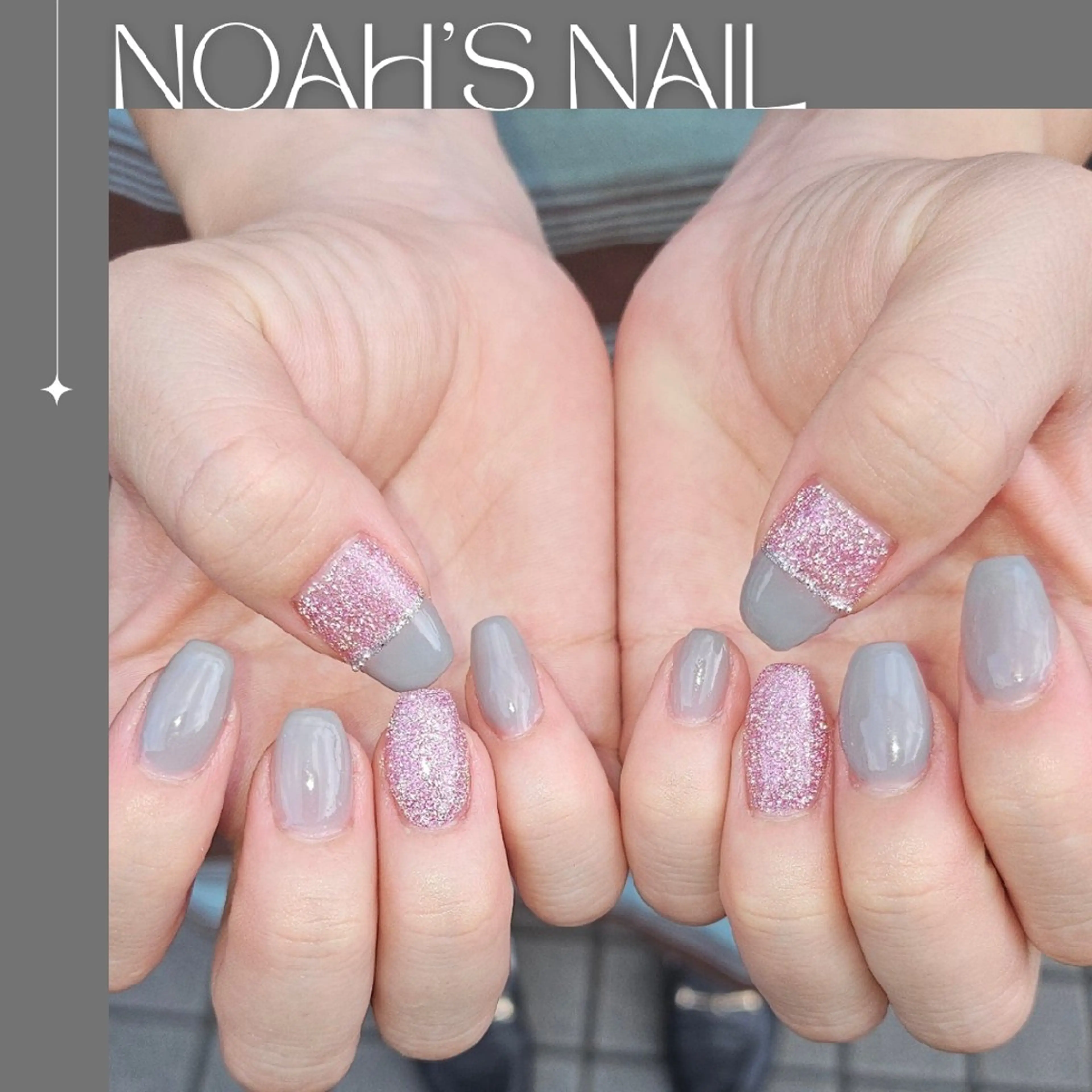 ネイル フラッシュネイル ジェルネイル ラメ(グリッター) シンプルネイル ネイルチップ ハンドネイル Noah'snail   のネイルデザイン