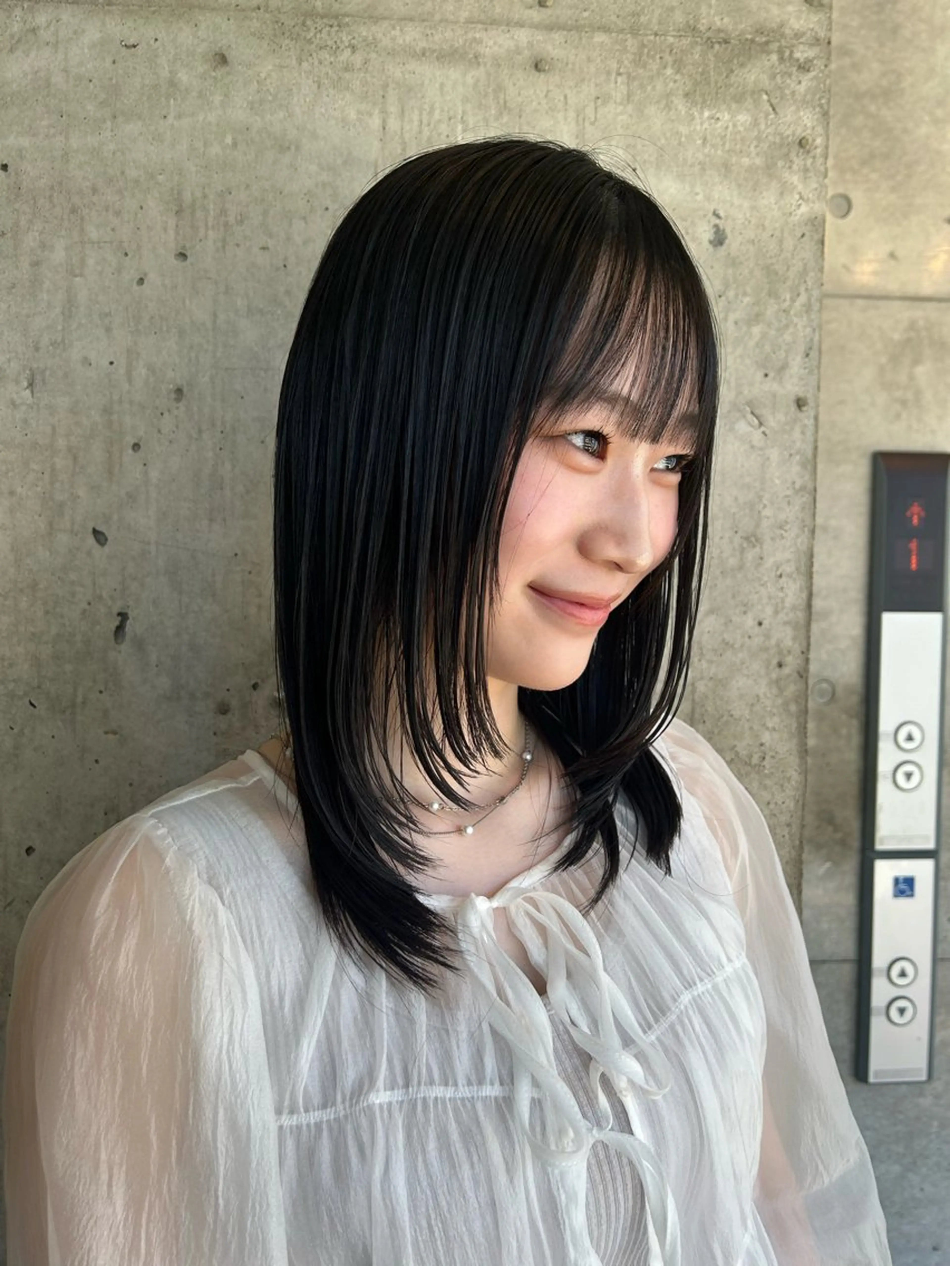 セミロング ✨艶モテ/上質カラー 🪽🫧門倉瑠生のヘアスタイル