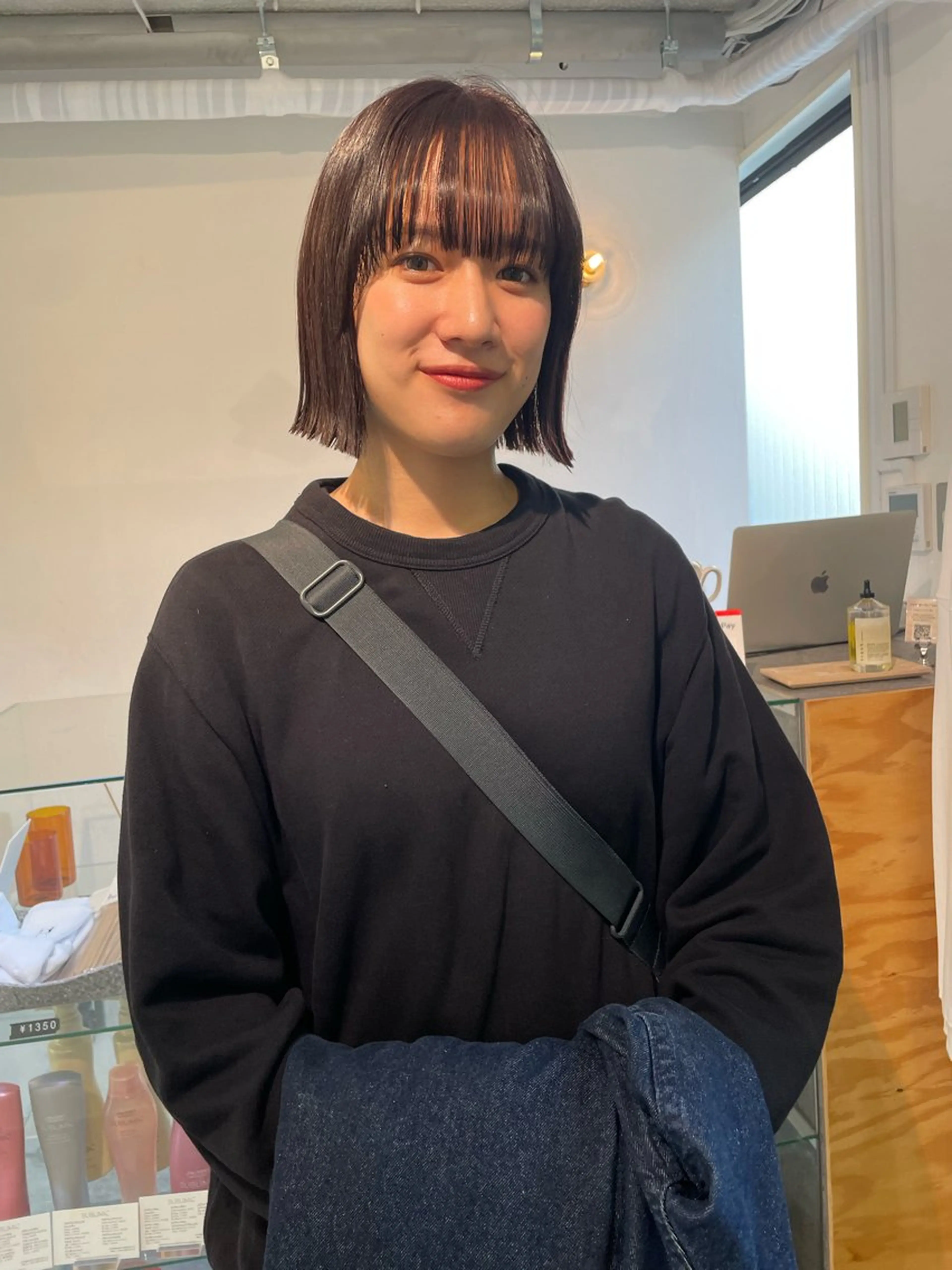 ミディアム カラー カット sakura🌸 レイヤー/韓国ヘアのヘアスタイル