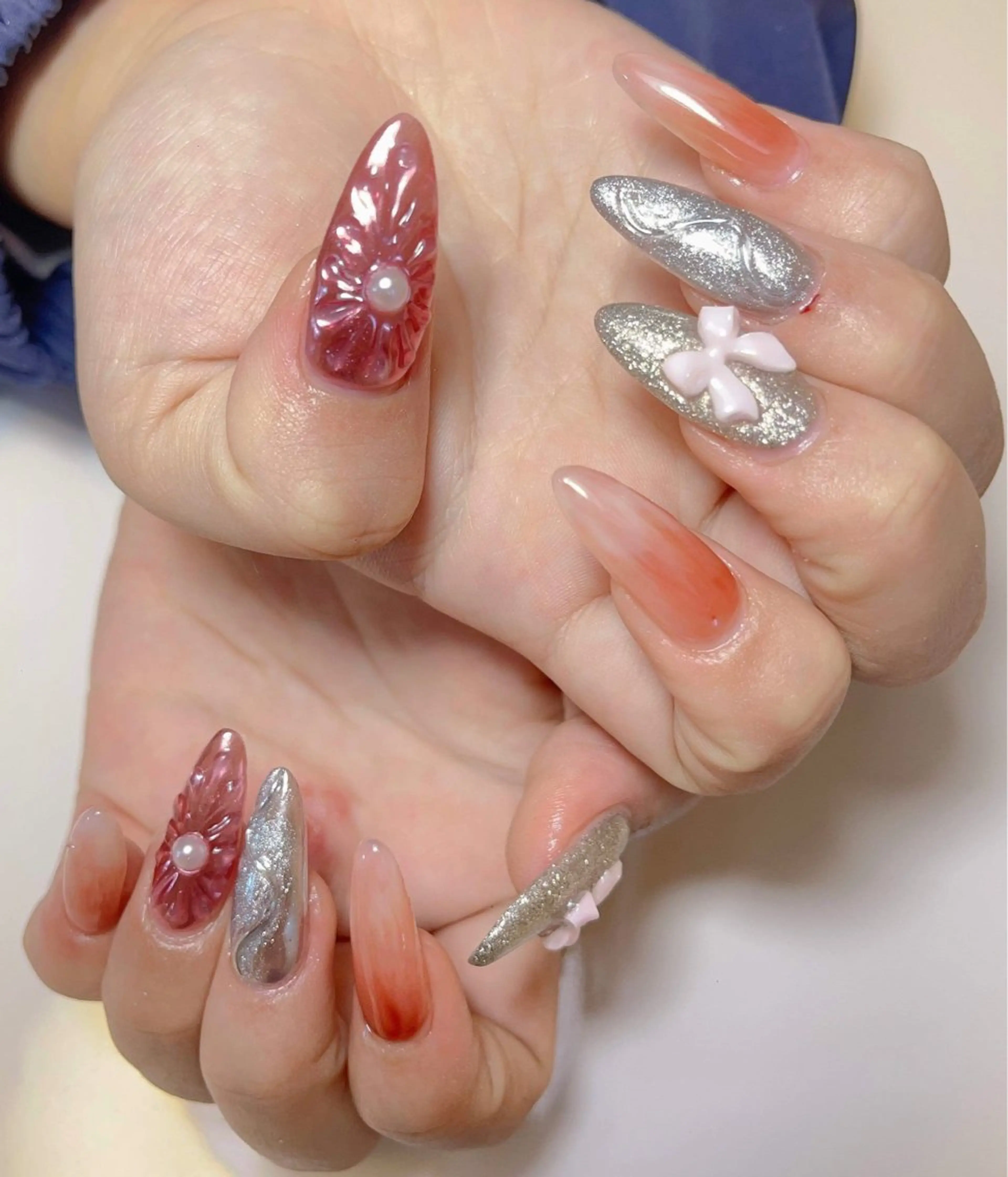 ネイル 持ち込み 高橋 ユキのネイルデザイン