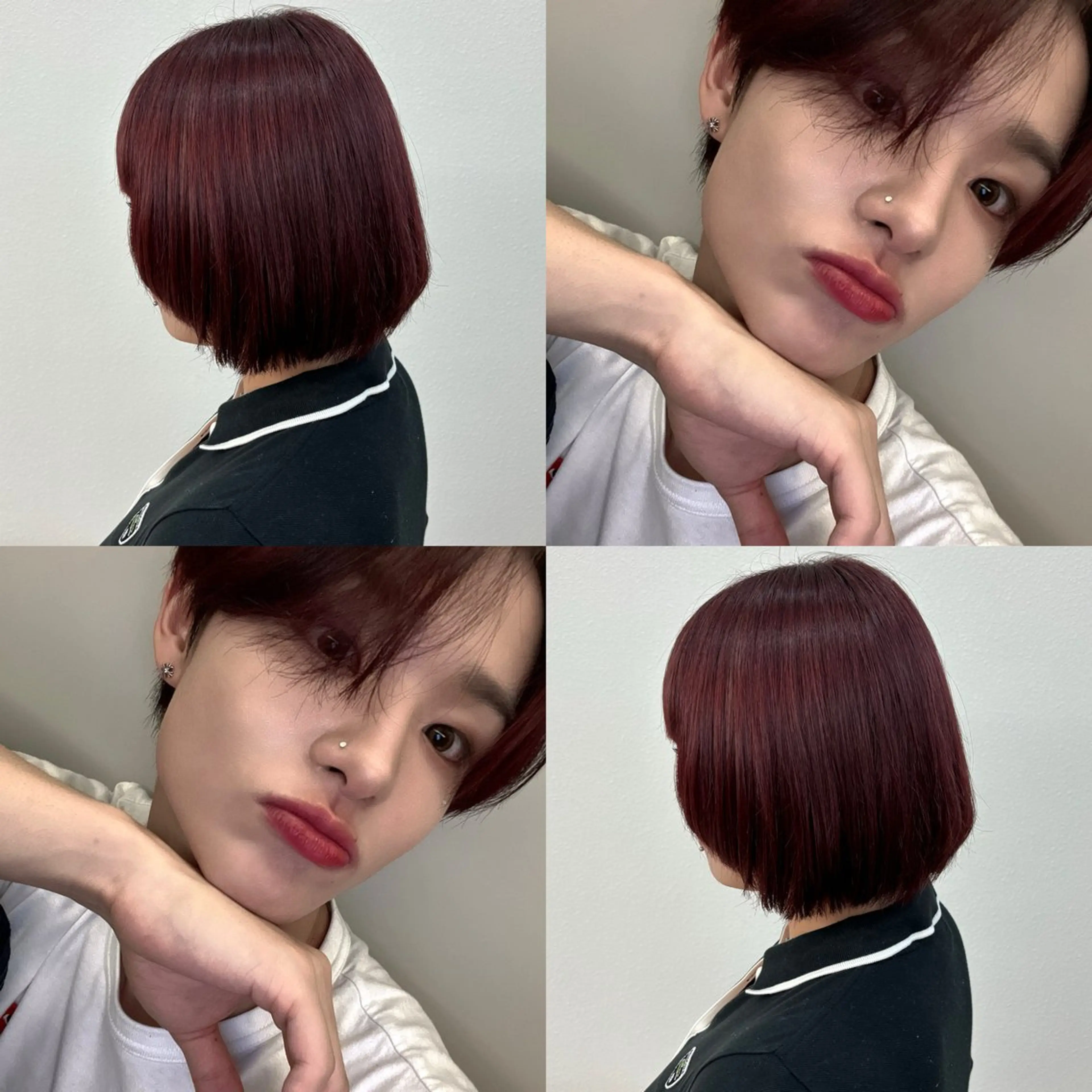 ロング カラー レッドカラー ヘアカラー ブリーチカラー 純代‎‎🧸🎀のヘアスタイル