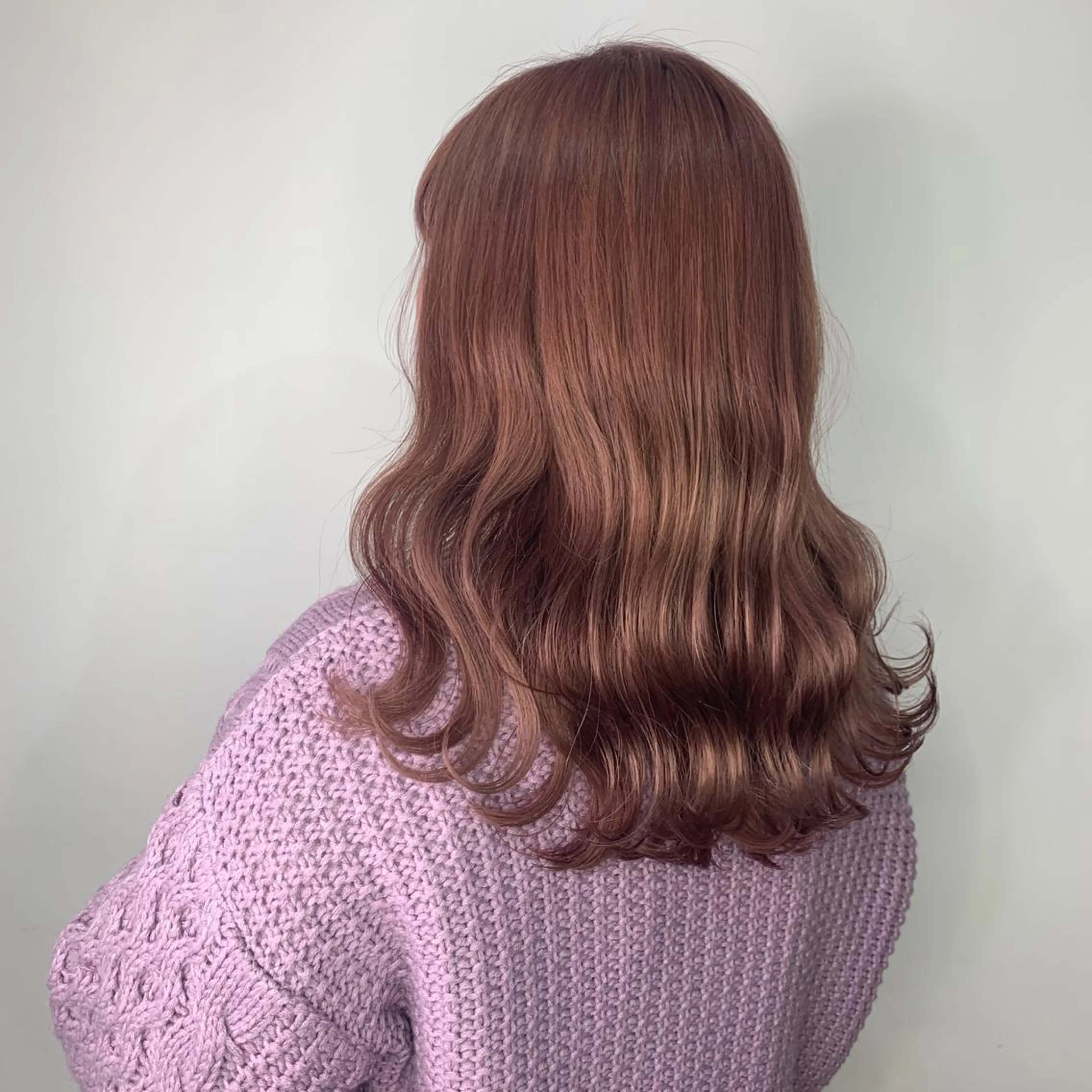 セミロング カラー カット ヘアカラー HARUKA韓国ヘア /Luana梅田のヘアスタイル