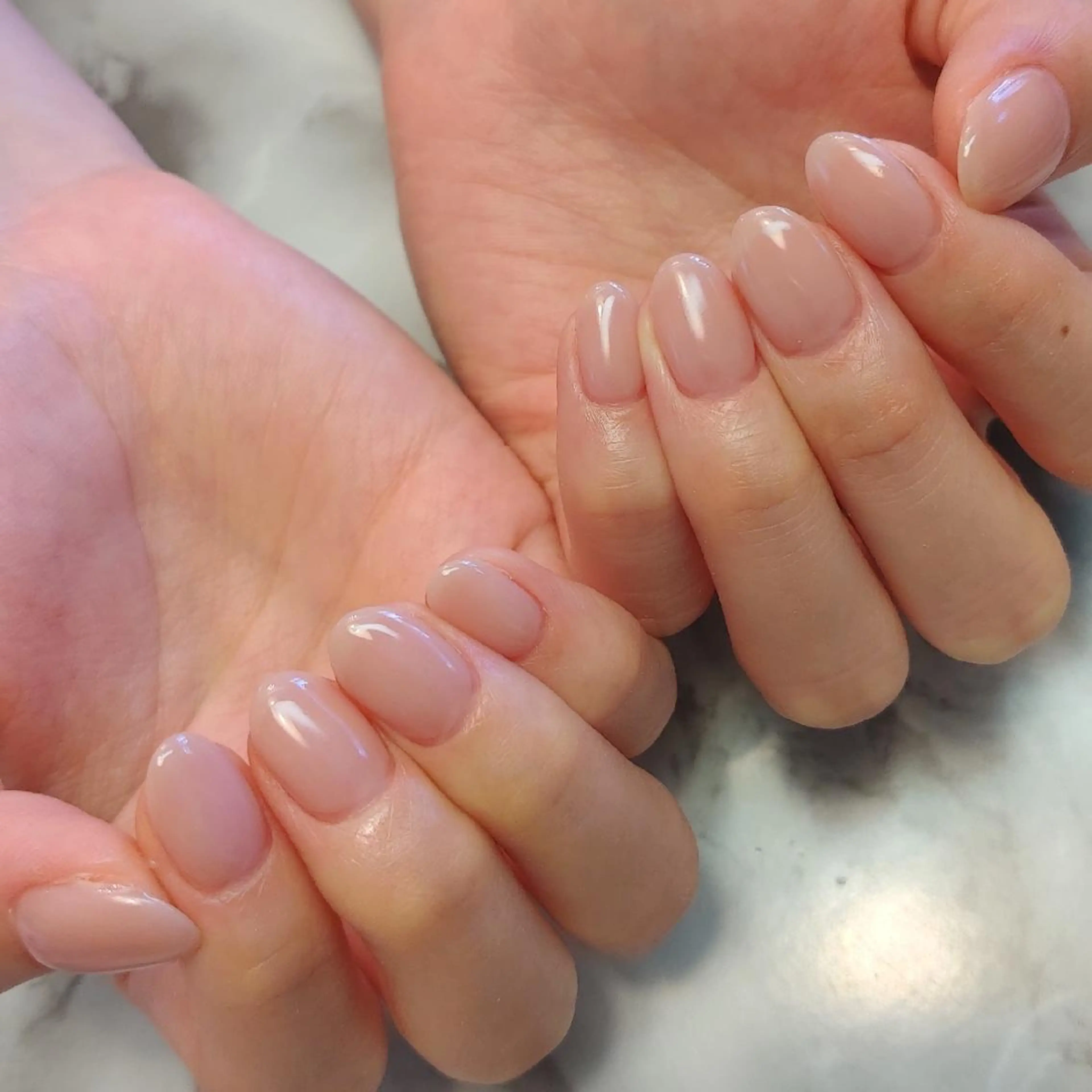 ネイル ワンカラーネイル ジェヌインネイル 河内のネイルデザイン