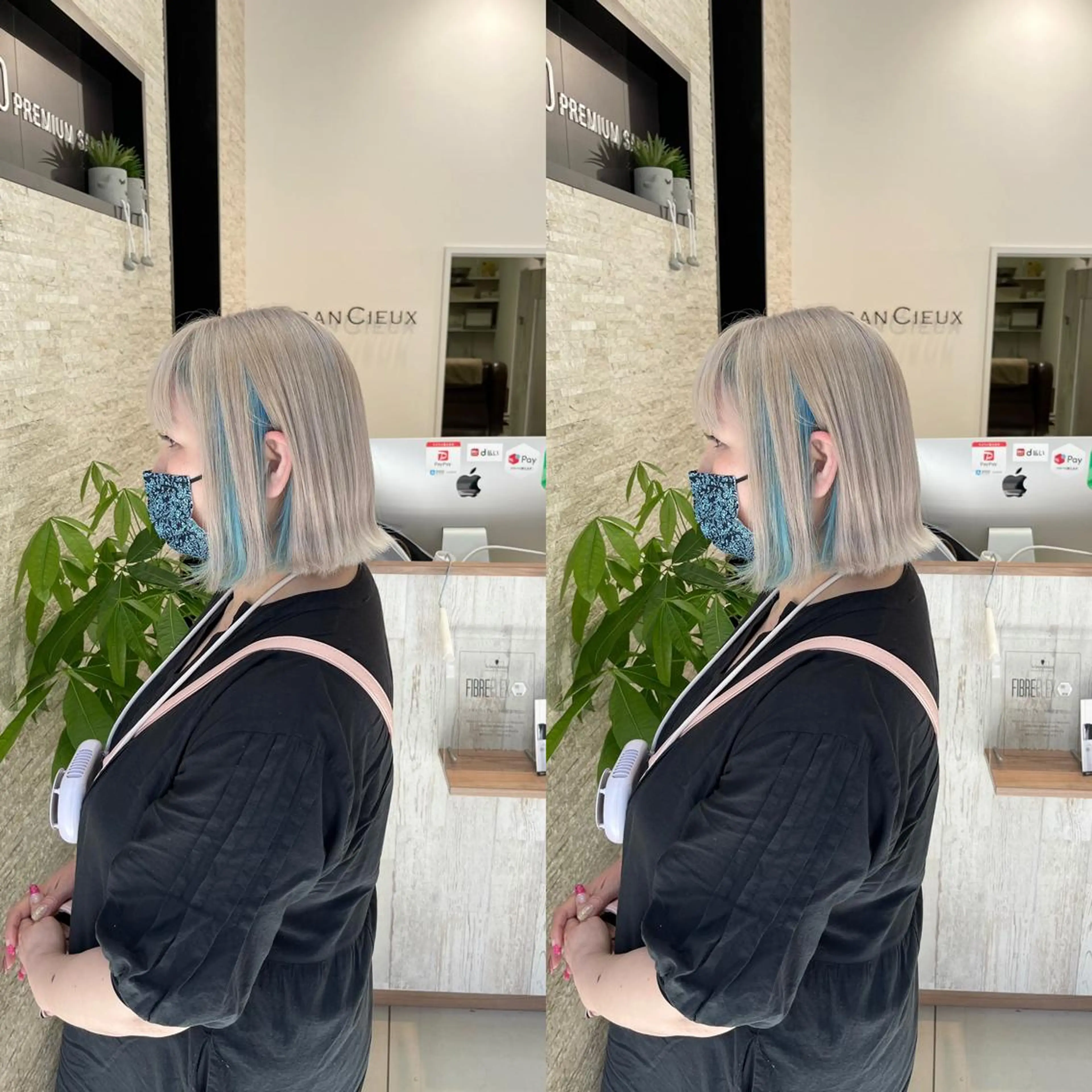 ショート ヘアカラー トリートメント Y Uのヘアスタイル