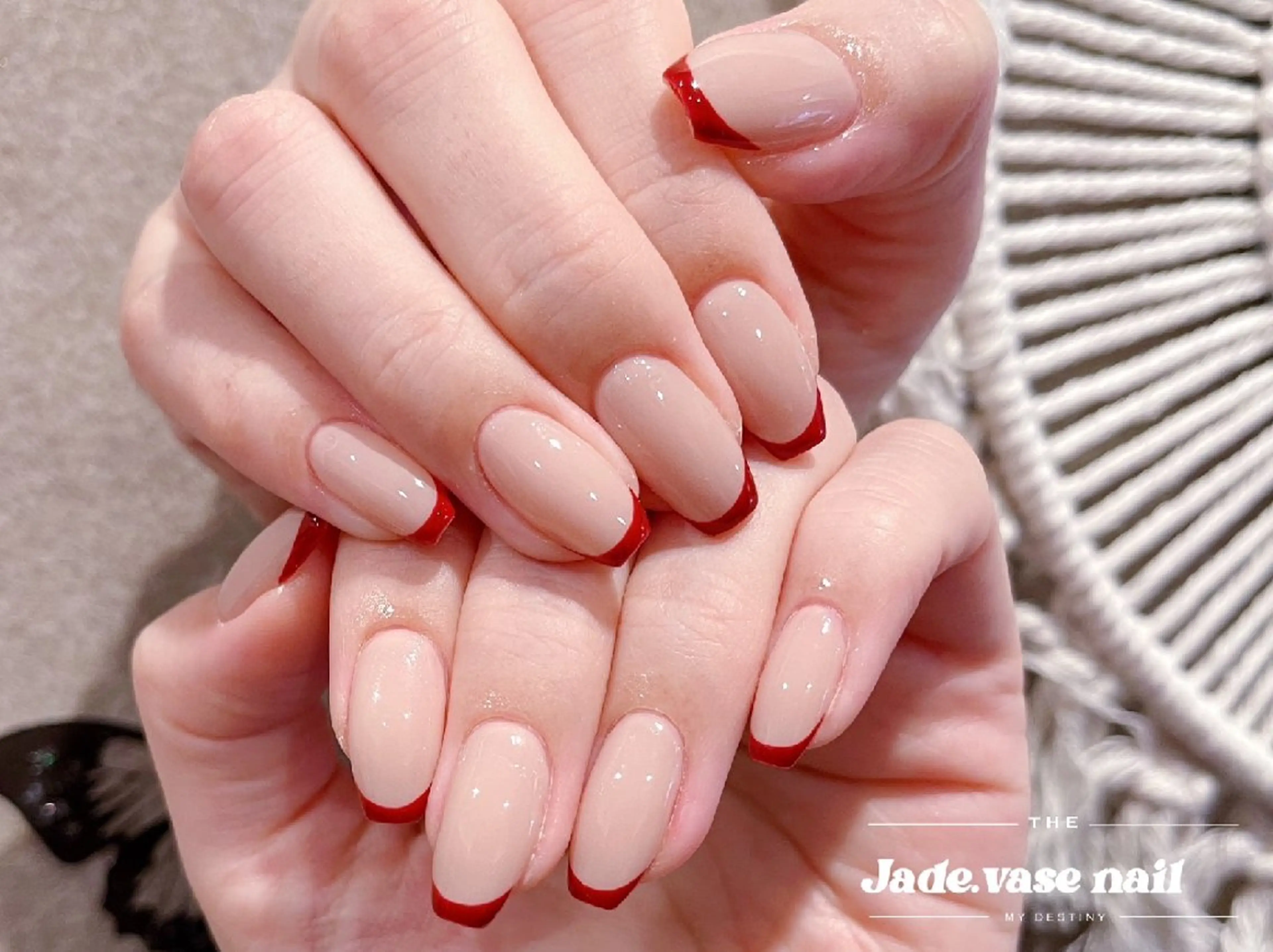 【新規オフ無料】クリアベース フレンチorカラーグラデーション¥7900→¥5800の写真