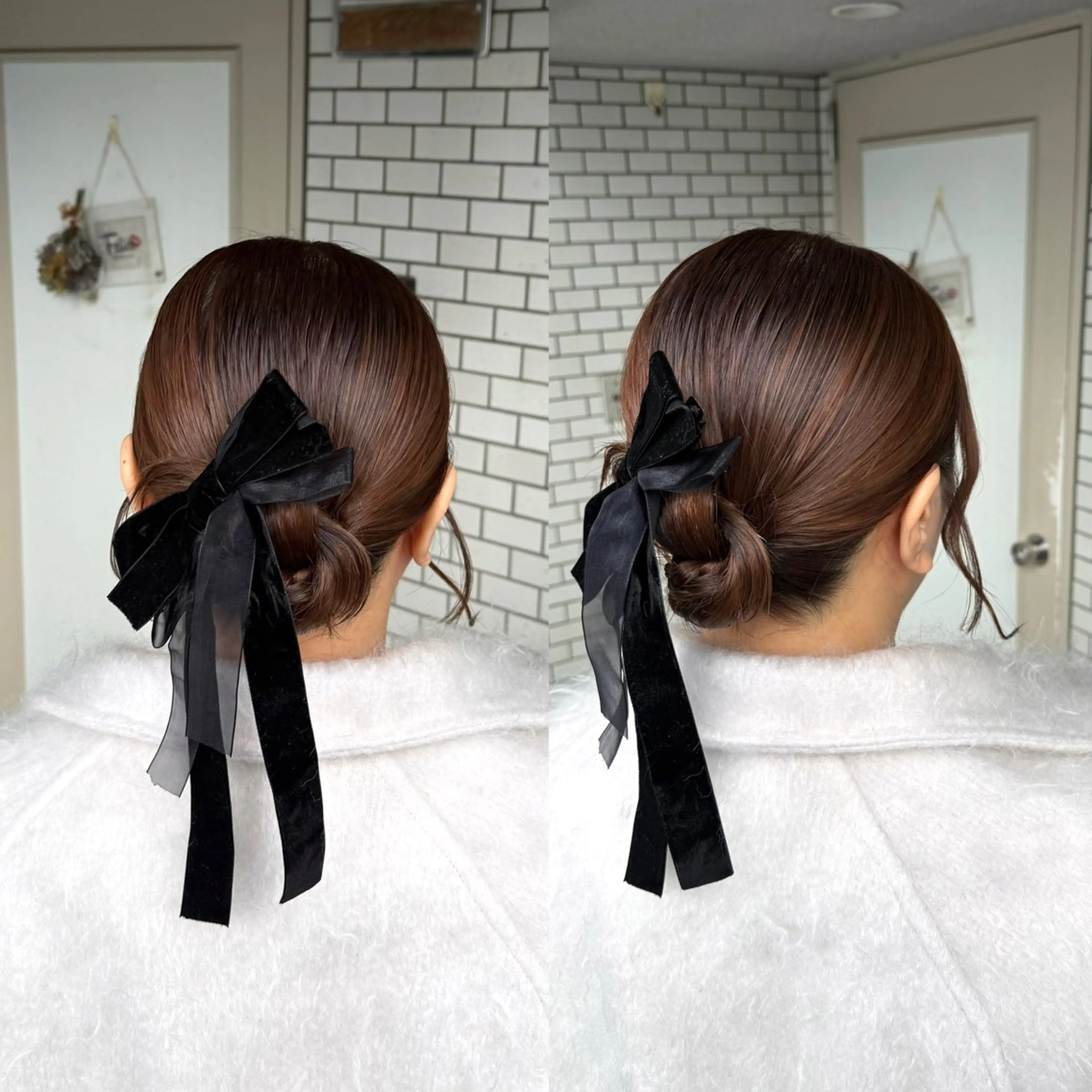 ショート ヘアアレンジ 成人式 ハーフアップ 結婚式・ブライダル ボブ デート ヘアセット 褒められヘアメイク /‎ボブ女子🐶みおのその他イメージ