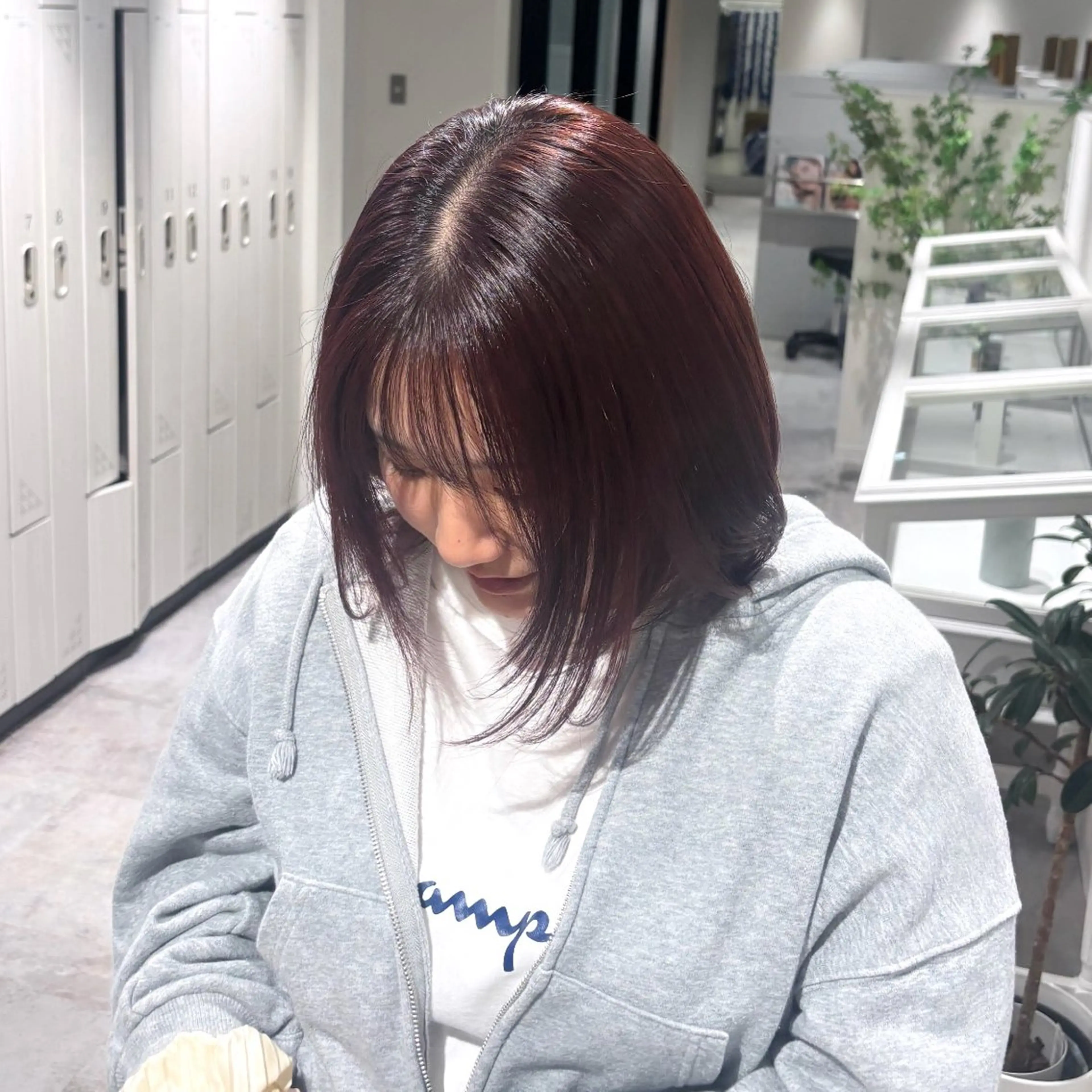 ミディアム カラー bellus所属・田名部 愛乙のヘアスタイル